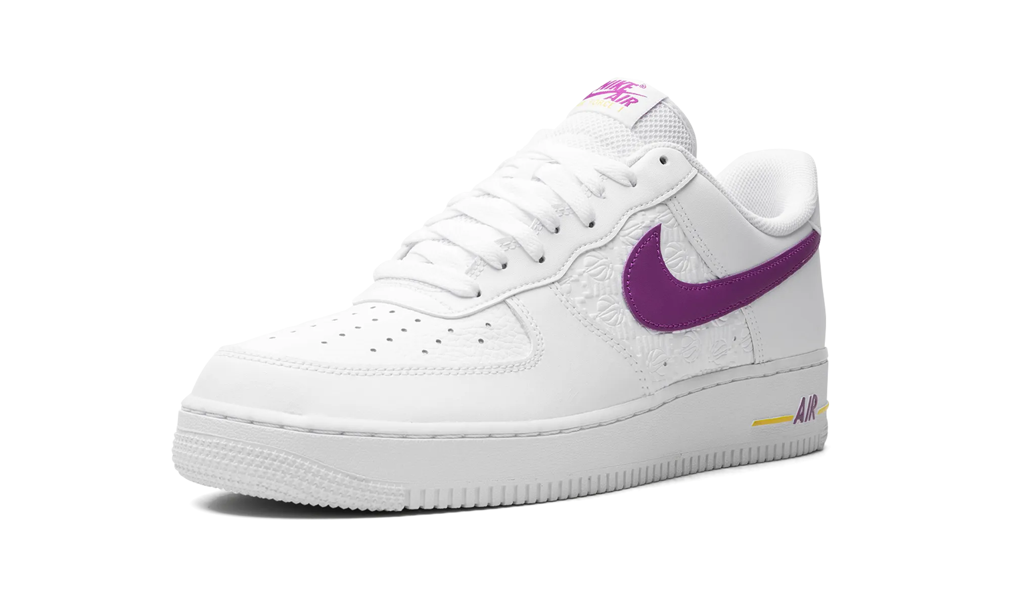 Easy Flex Air Force 1 Low EMB "Bold Berry Lakers"