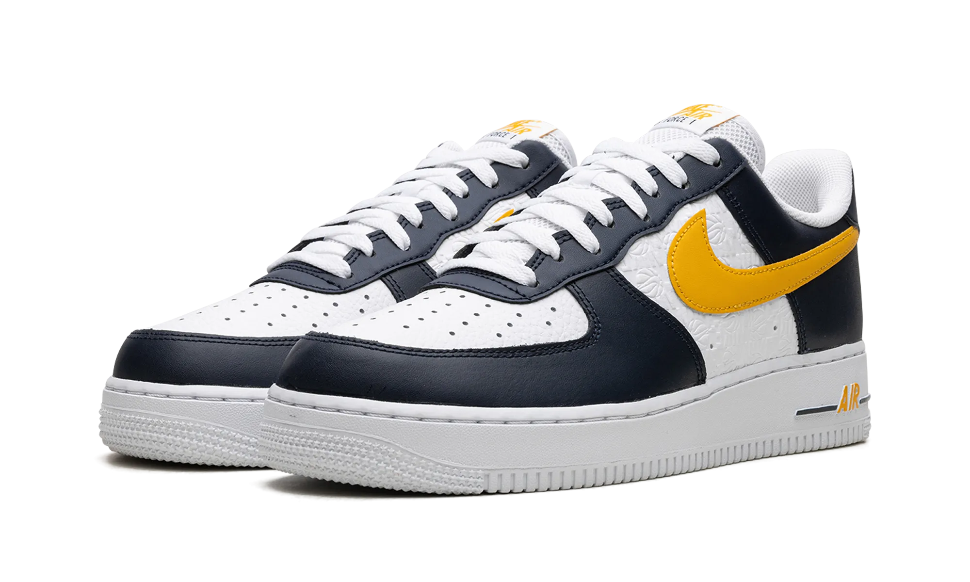Anti Slip Groove Pattern Dual Density Cushioning Air Force 1 Low EMB "Dark Obsidian"