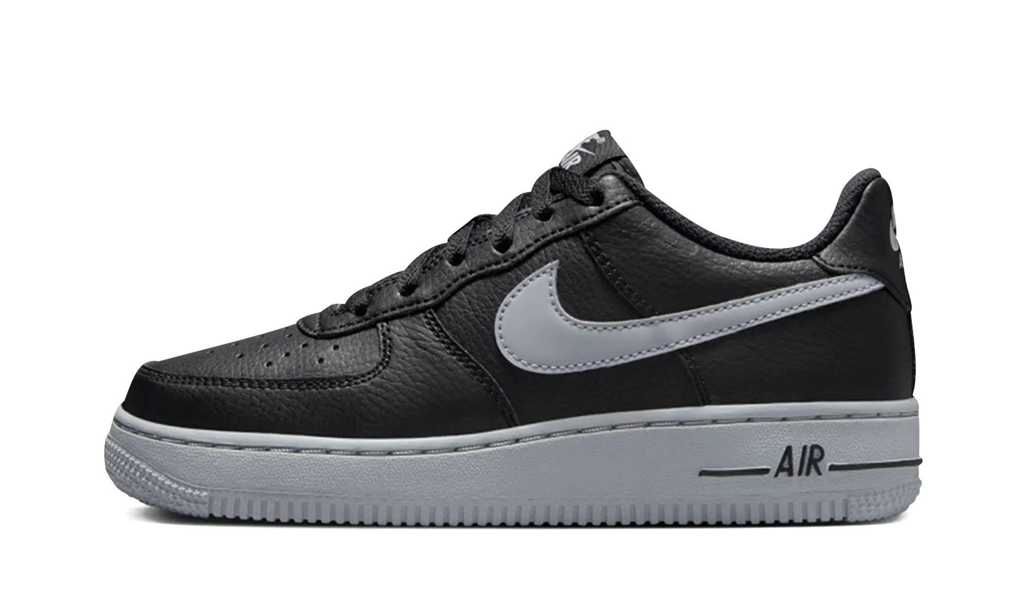 Collapsible Heel Design Air Force 1 Low GS "Black Wolf Grey"