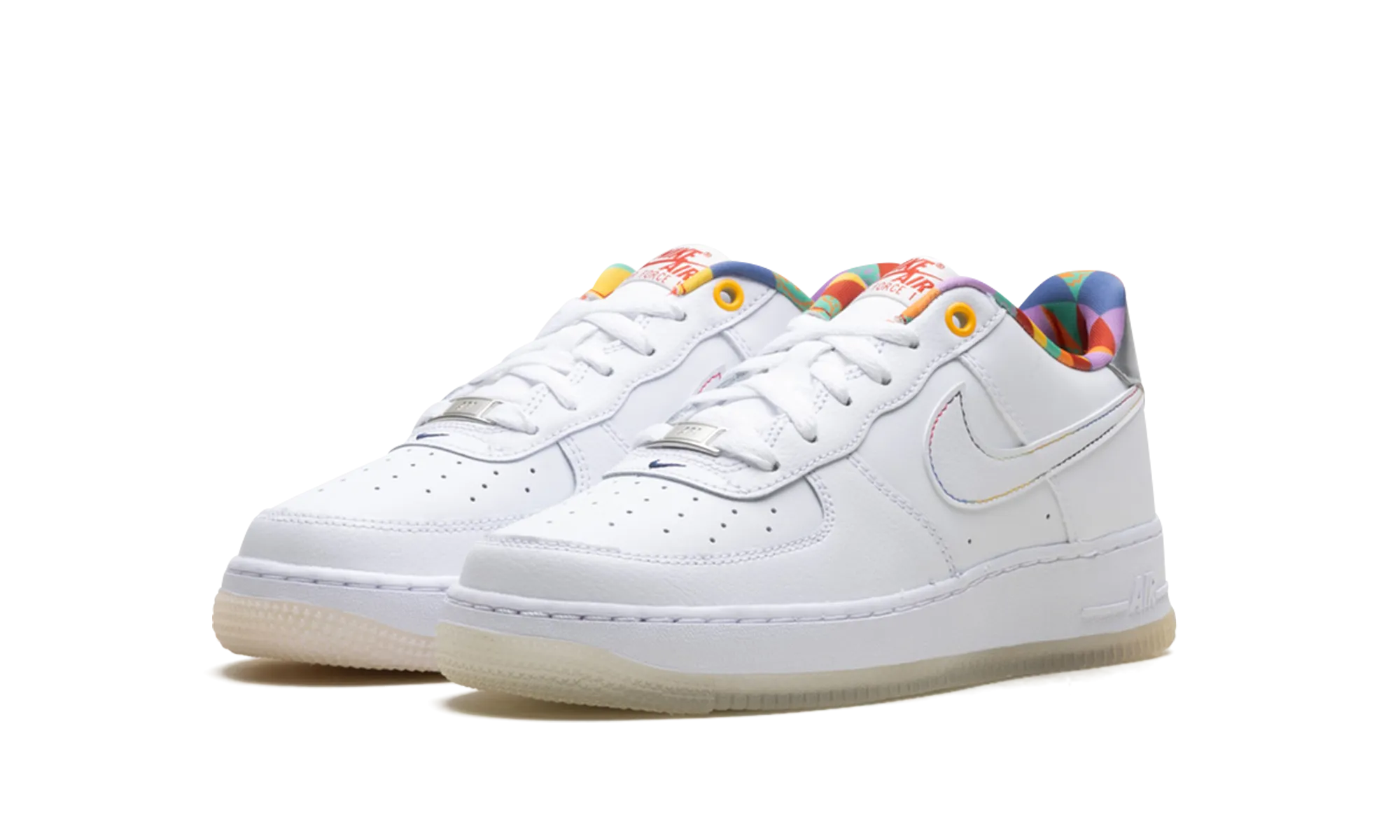 Seismic Reduction Air Force 1 Low LV8 GS "White Playful Print"