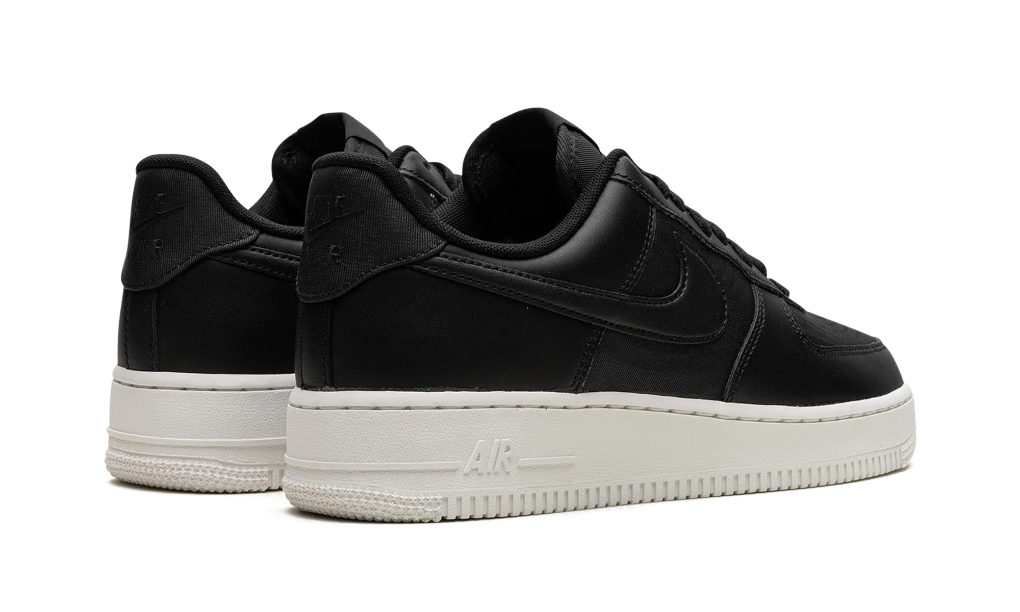 Machine Washable Fabric No Seam Interior Air Force 1 Low "Black - Nylon"