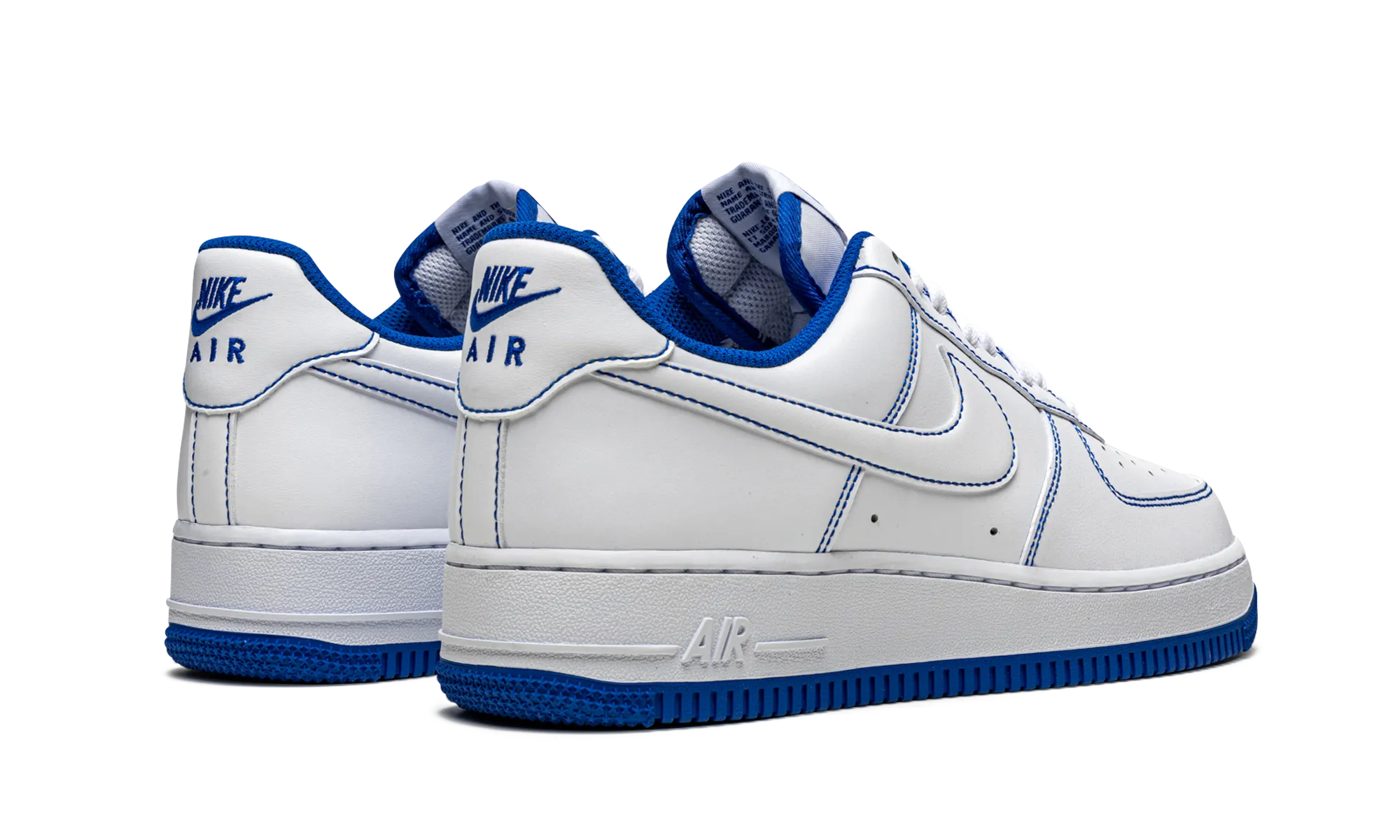 Air Force 1 Low "Contrast Stitch - Game Royal" Knit Upper Material