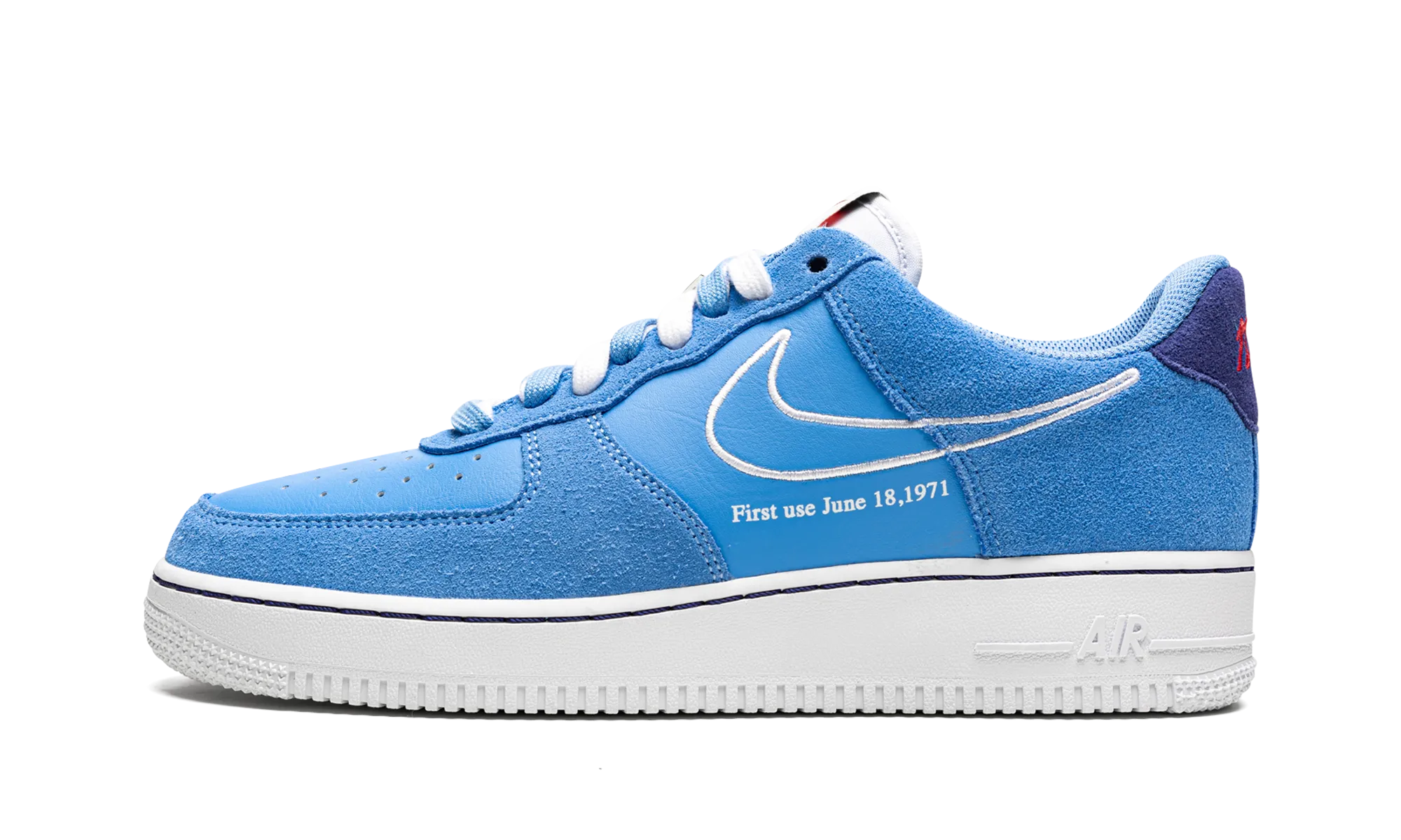 Day Fit Air Force 1 Low "First Use - Blue Suede"