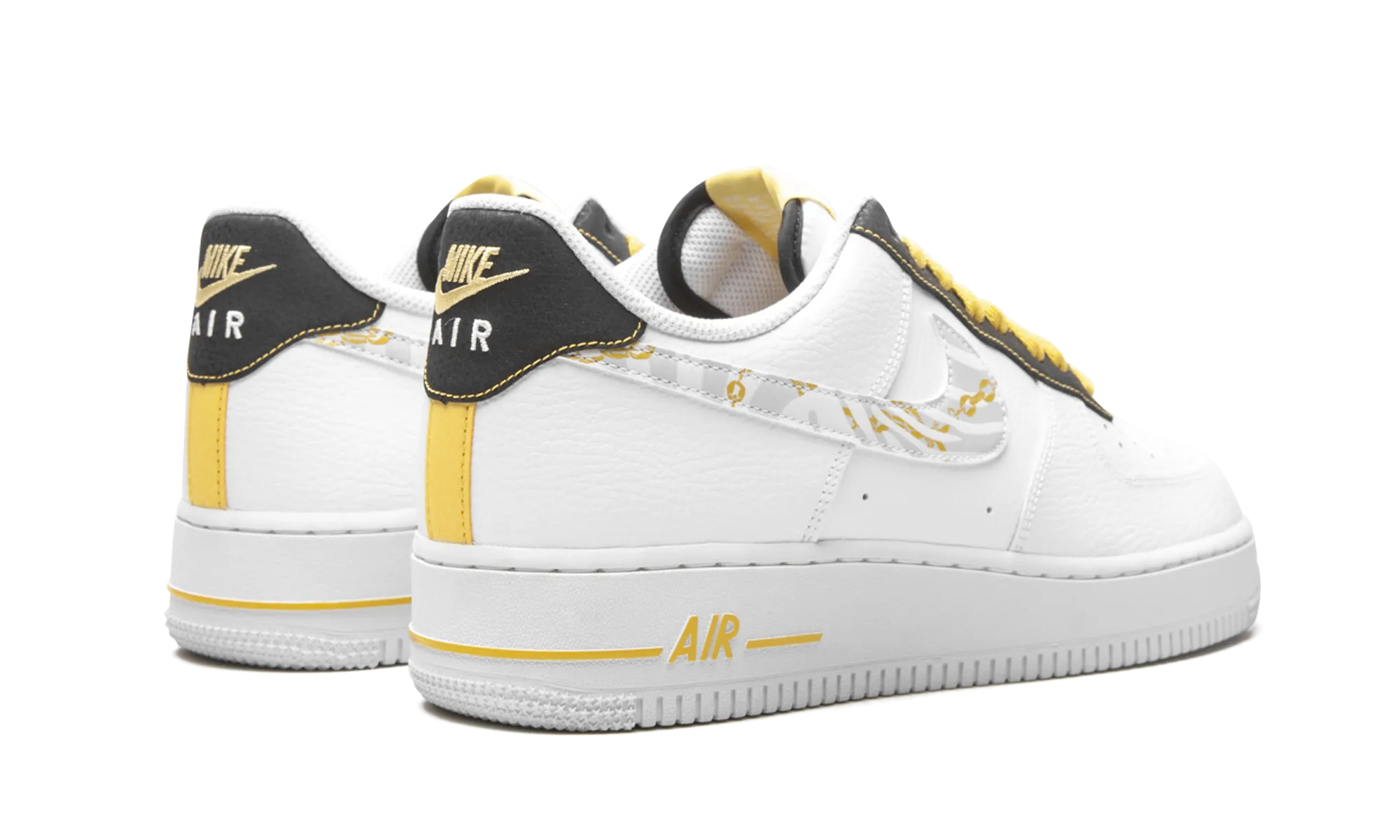 Non Slip Heel Ultra Cushioned Midsole Air Force 1 Low "Gold Link Zebra"