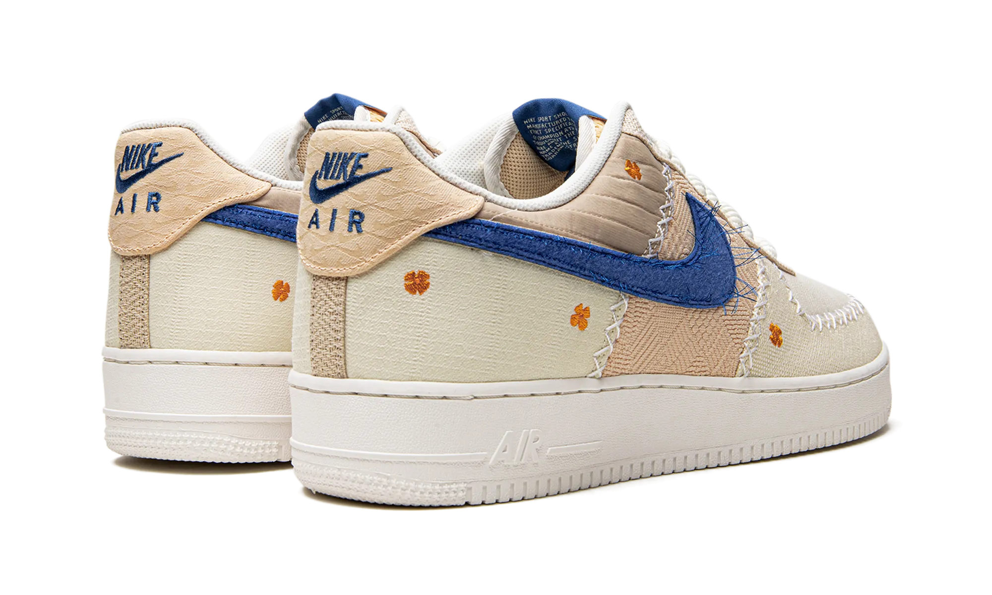 Comfortable ankle support Bounce Support Air Force 1 Low "Los Angeles Flea"