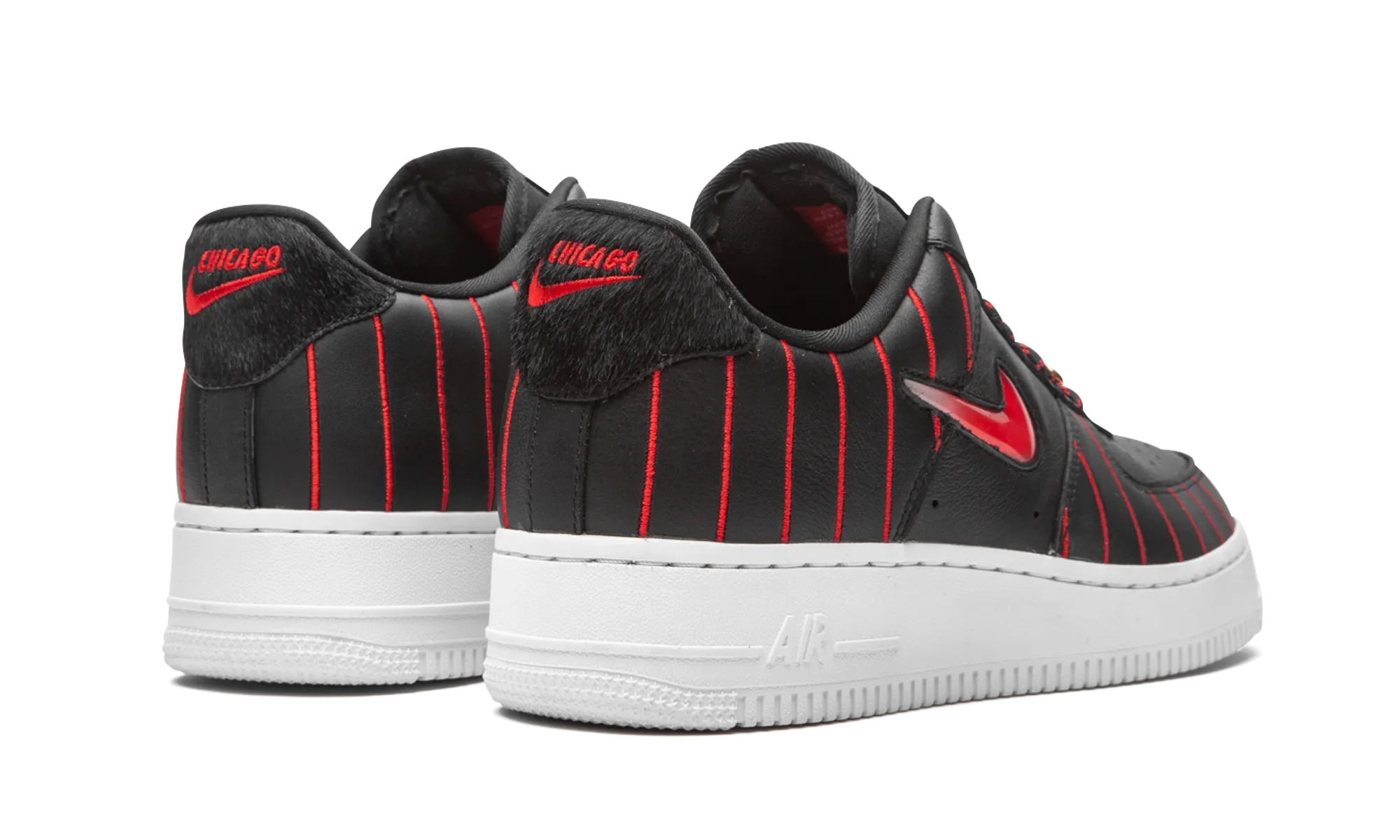 Structured grip Athletic Touch Air Force 1 Low "Pinstripe - Jewel"