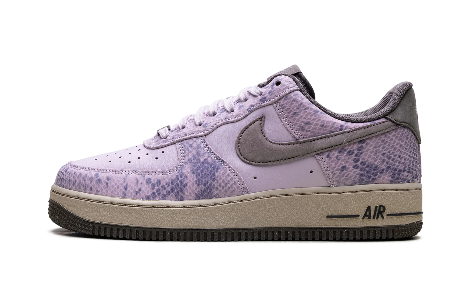 Recycled Material Blend Air Force 1 Low "Purple Snakeskin"
