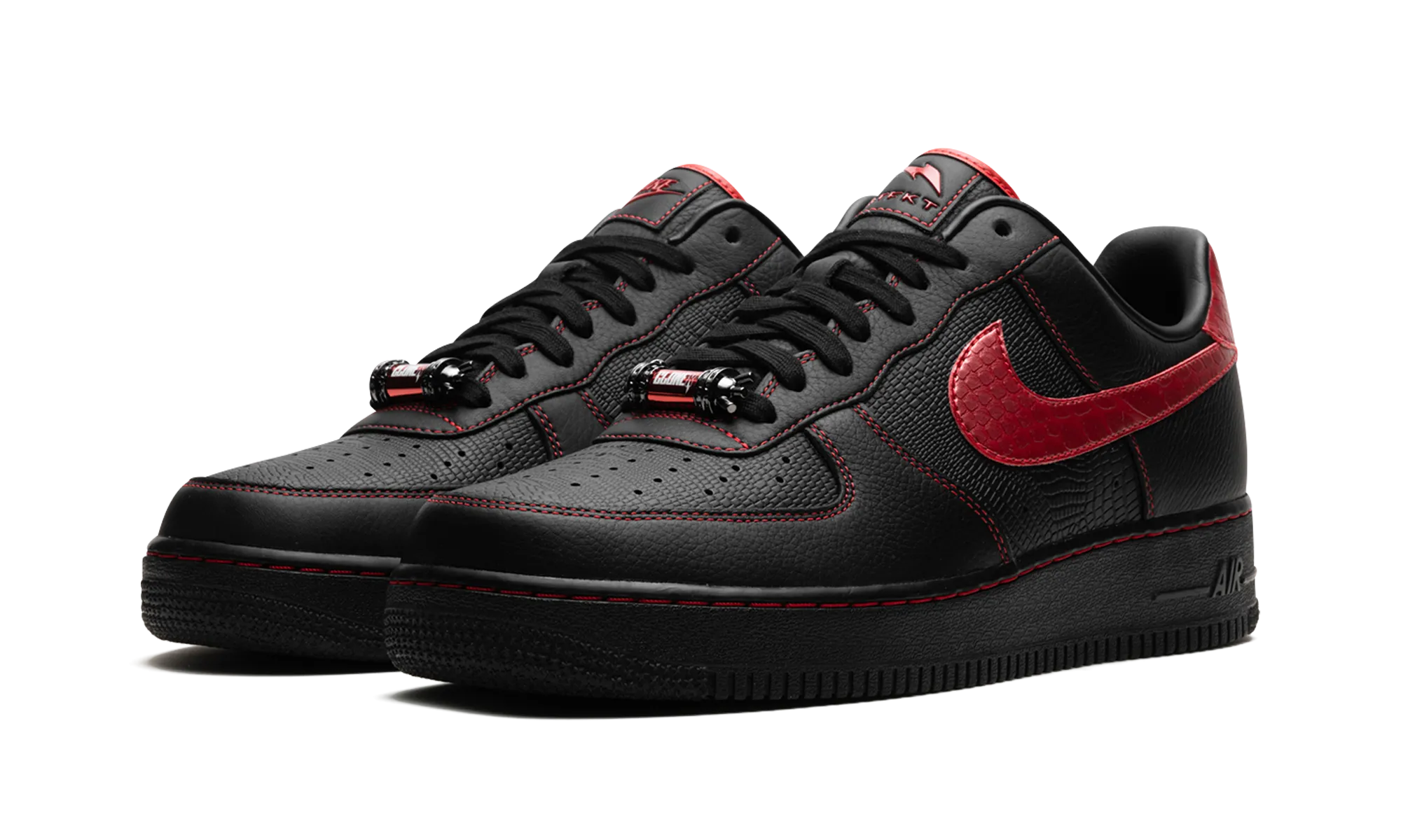 Rubber Traction Comfy Walk Air Force 1 Low "RTFKT - Demon"