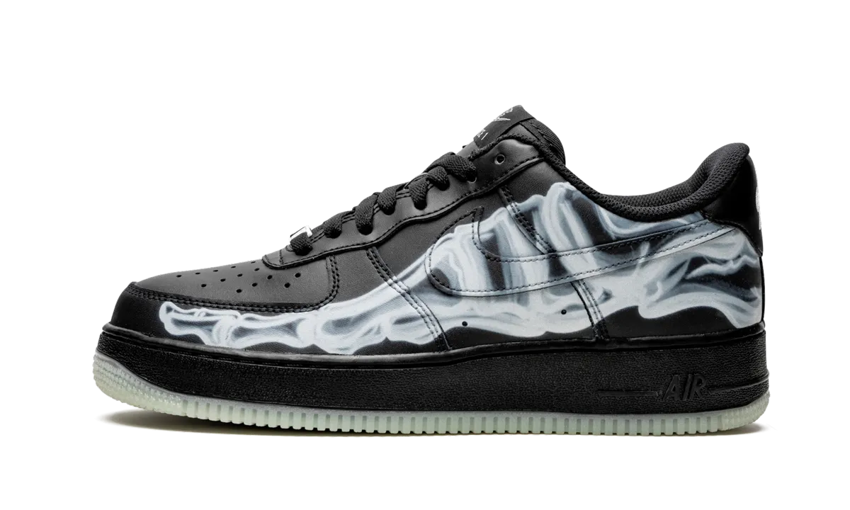 Air Force 1 Low "Skeleton - Black" Built For Walk MoldedInsole