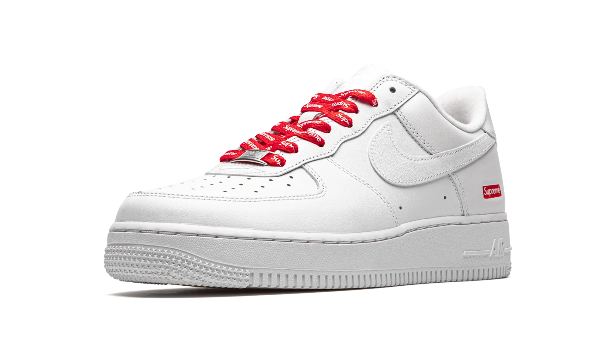 Energy Returning Foam Easy Clean Air Force 1 Low "Supreme - Mini Box Logo White"