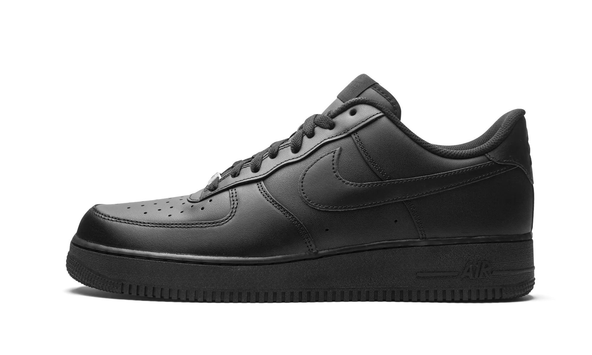 mesh ventilation well made Air Force 1 Low "Triple Black"