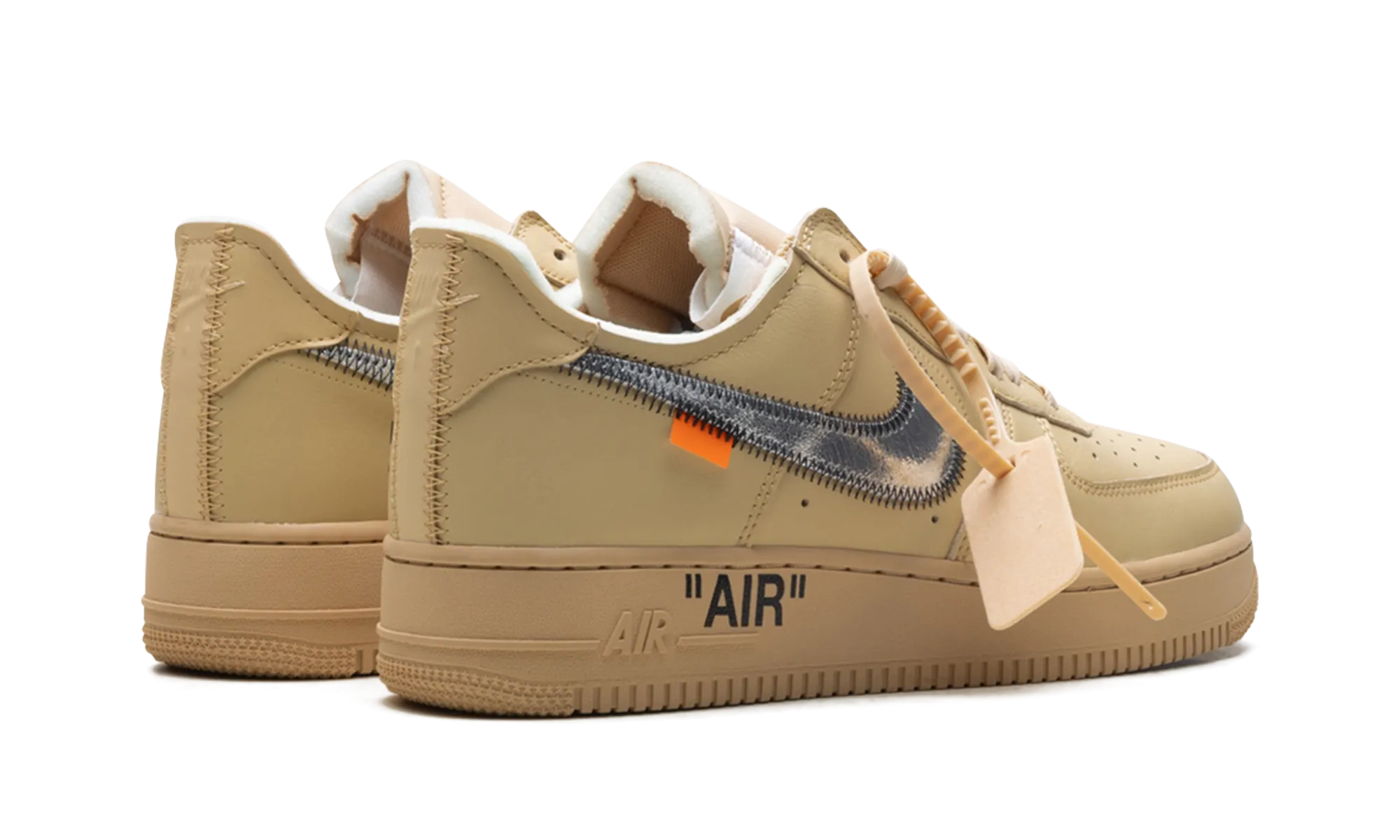 Air Force 1 Low "Virgil Abloh - Sesame" Microfiber Overlay