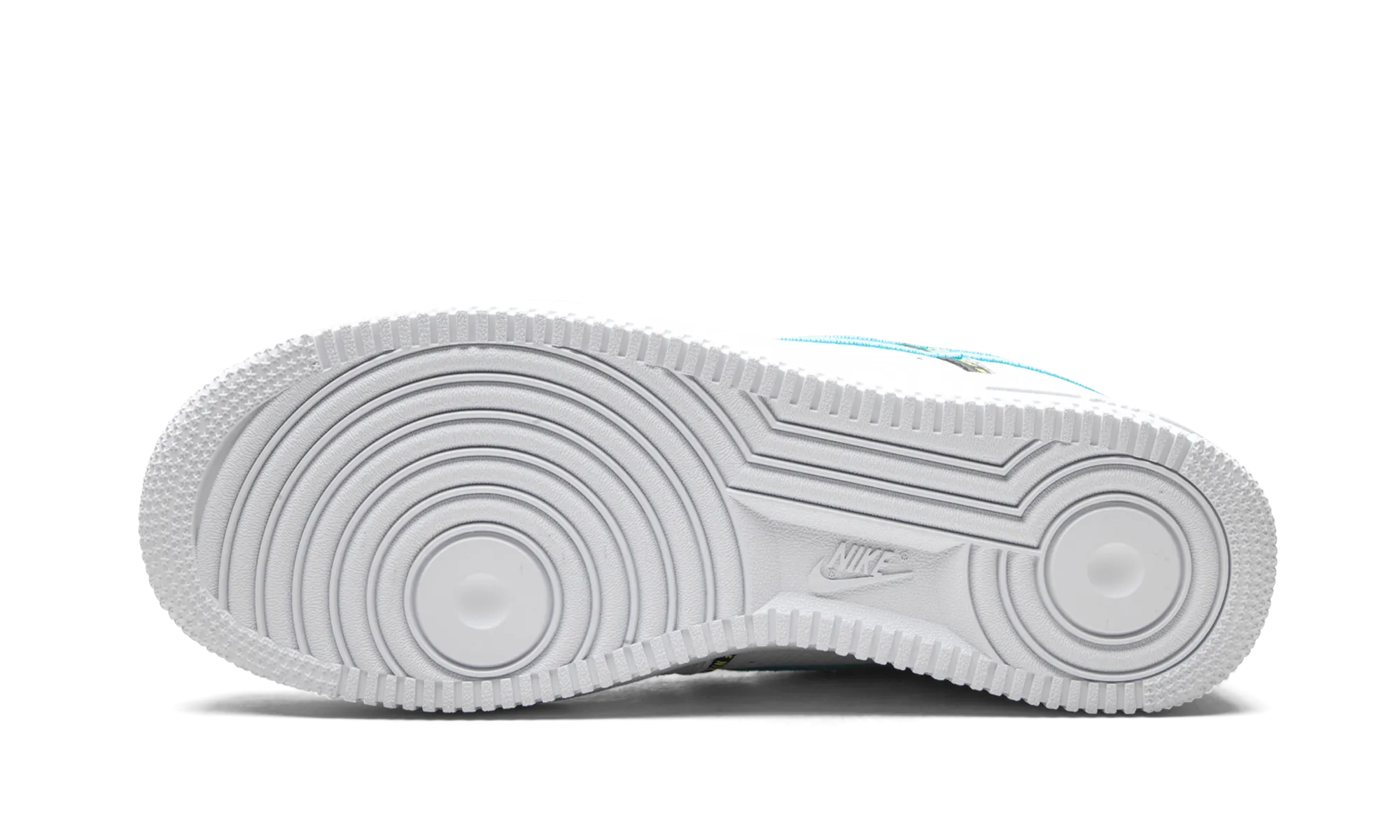 Ultra-soft feel Ultra Flex Grooves Air Force 1 Low "Worldwide White Blue Fury Volt"