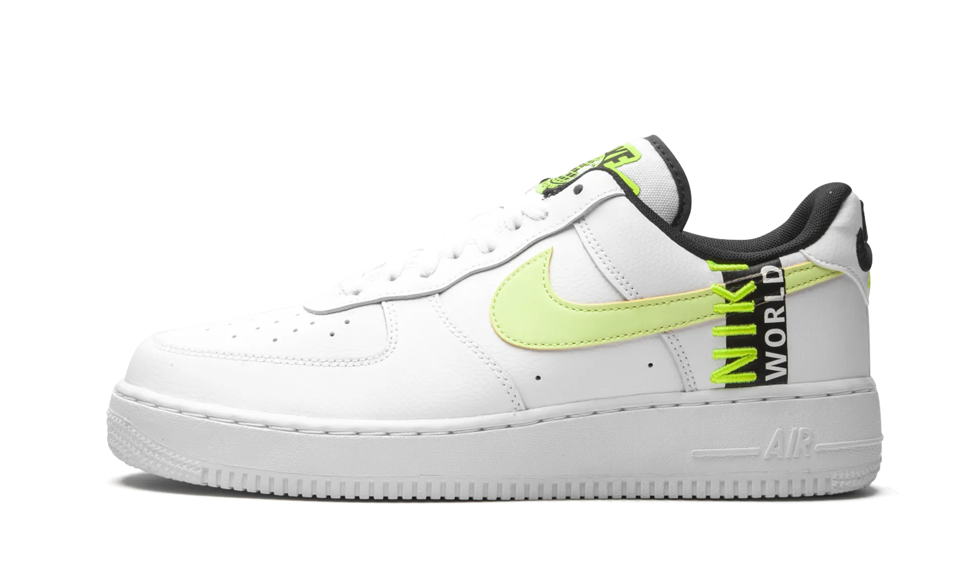 Air Force 1 Low "Worldwide White Volt" Ultra Soft Insole Ankle Collarbrace