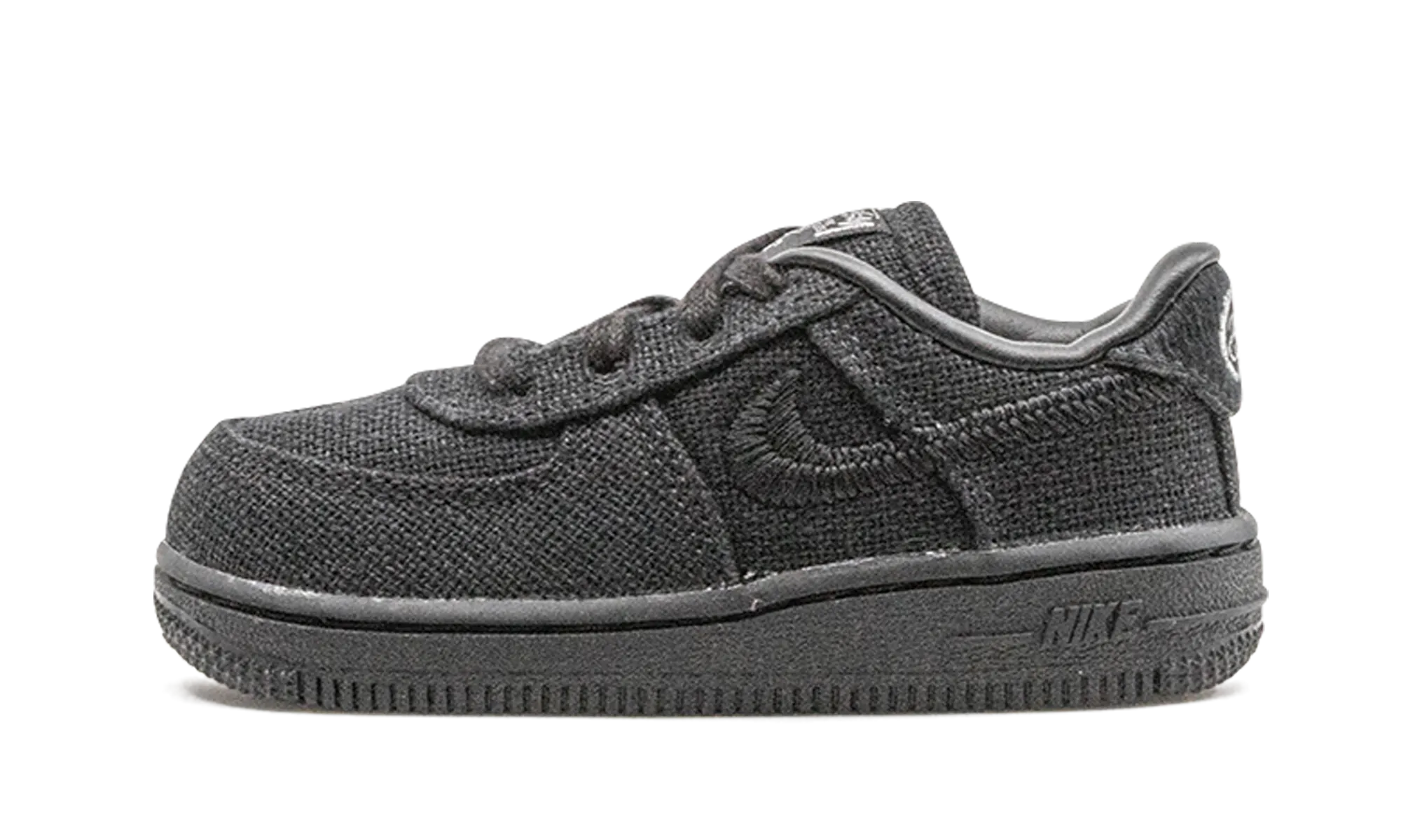 Smooth Leather Air Force 1 Low TD "Stussy - Black"
