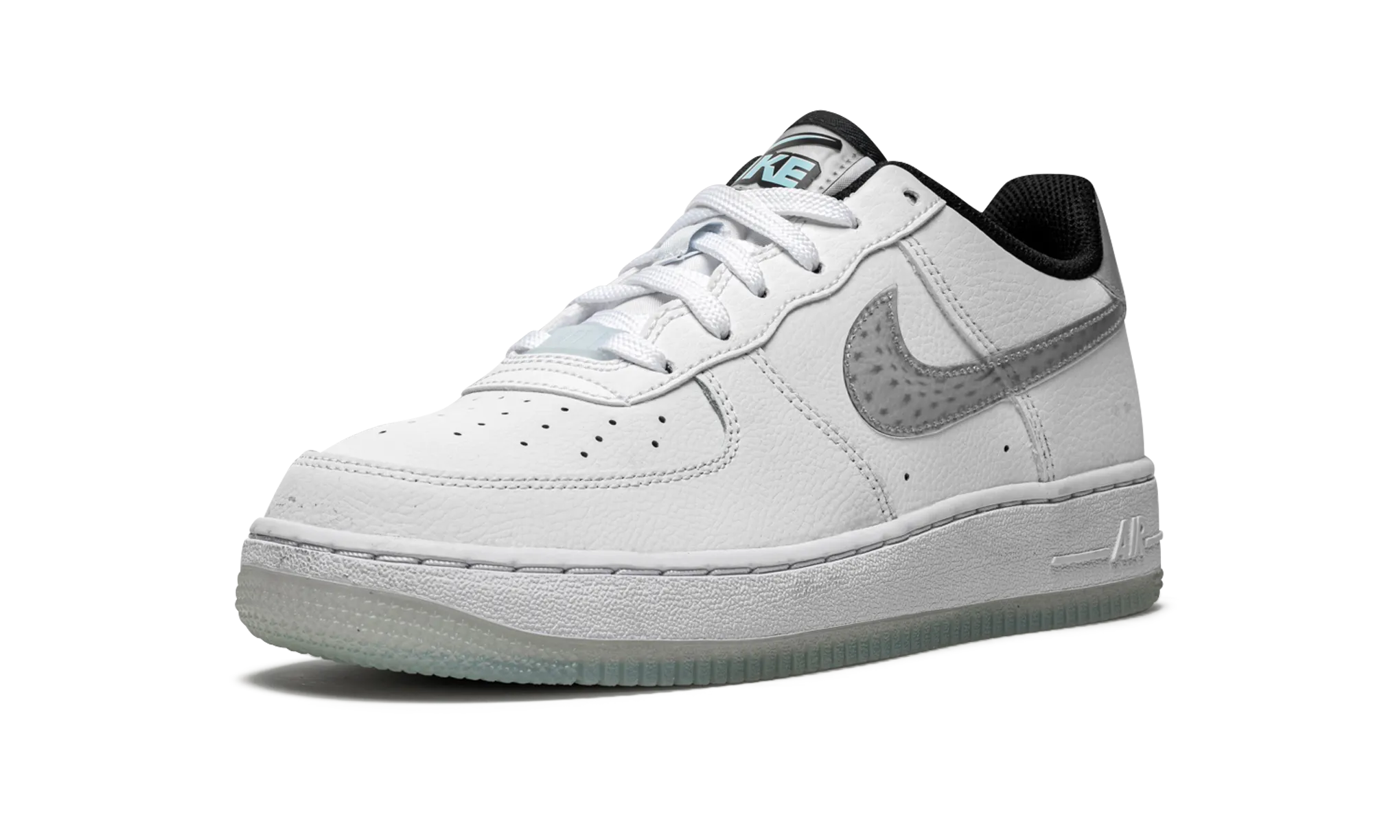 Air Force 1 LV8 KSA GS "White / Glacier Blue" All Outfits Cooling system