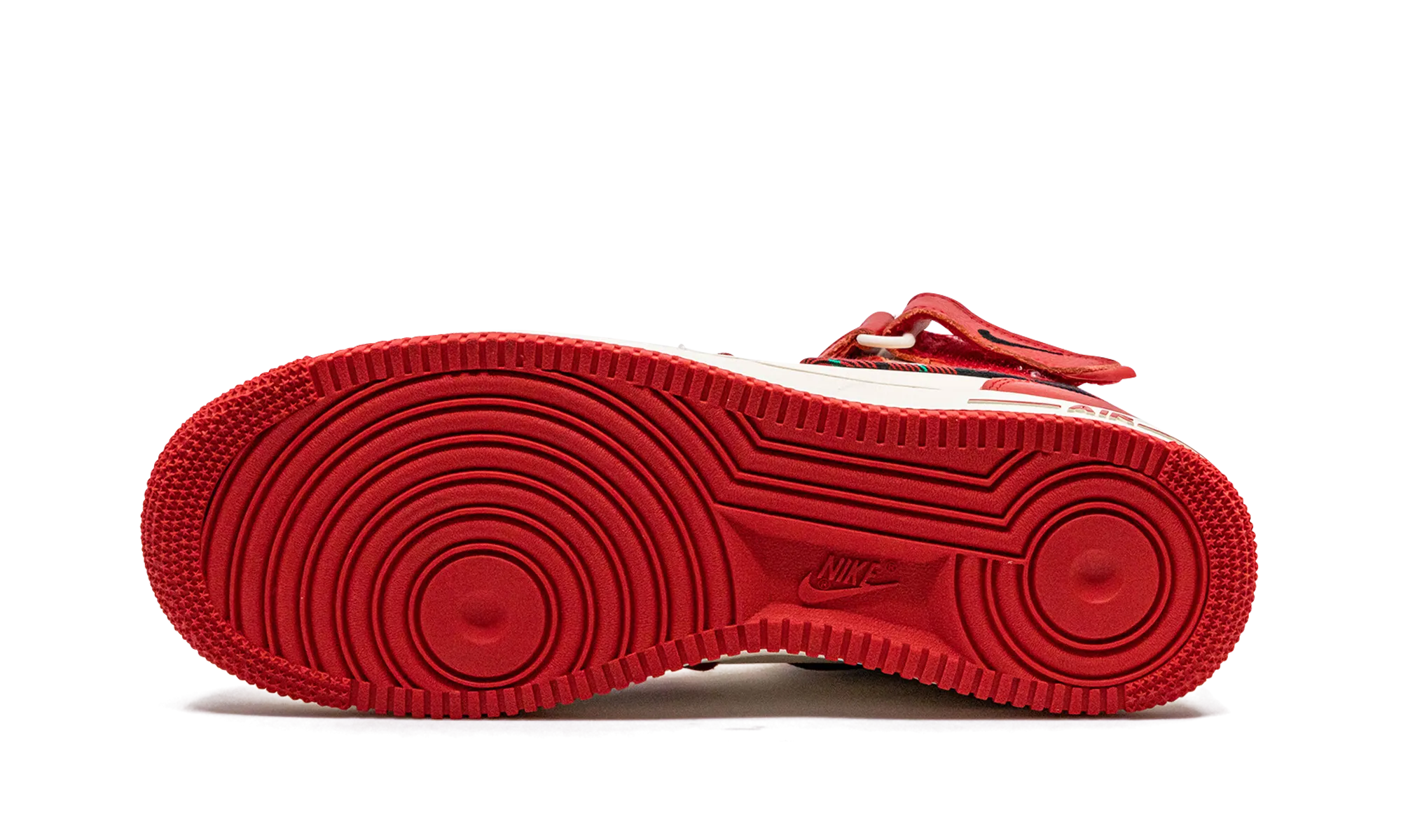 Fabric Upper Air Force 1 Mid '07 LX "Plaid Cream Red"