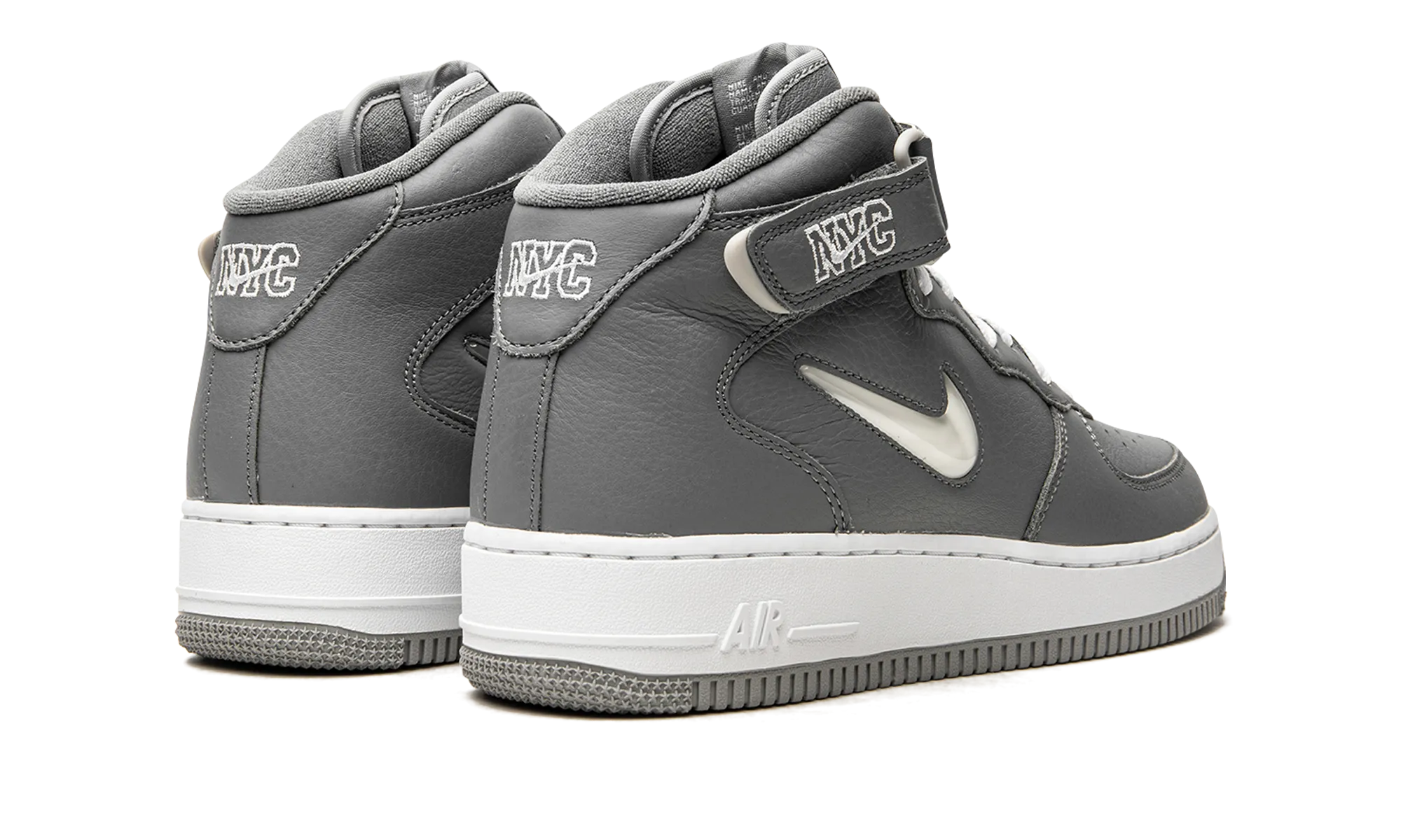 Air Force 1 Mid QS "Jewel NYC Cool Grey" Bounce Back Foam Soft-touch design