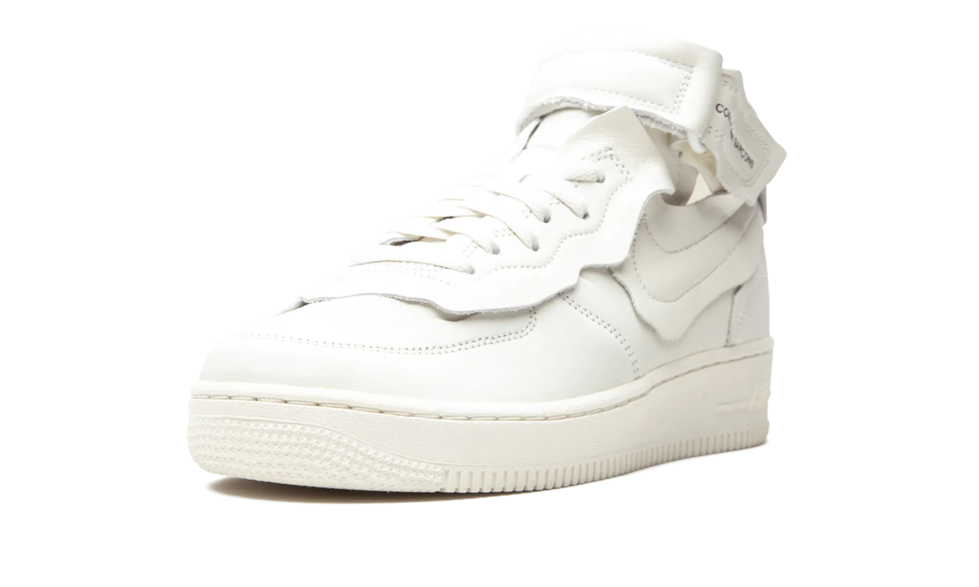 Air Force 1 Mid "Comme des Garcons White" Quick Stride
