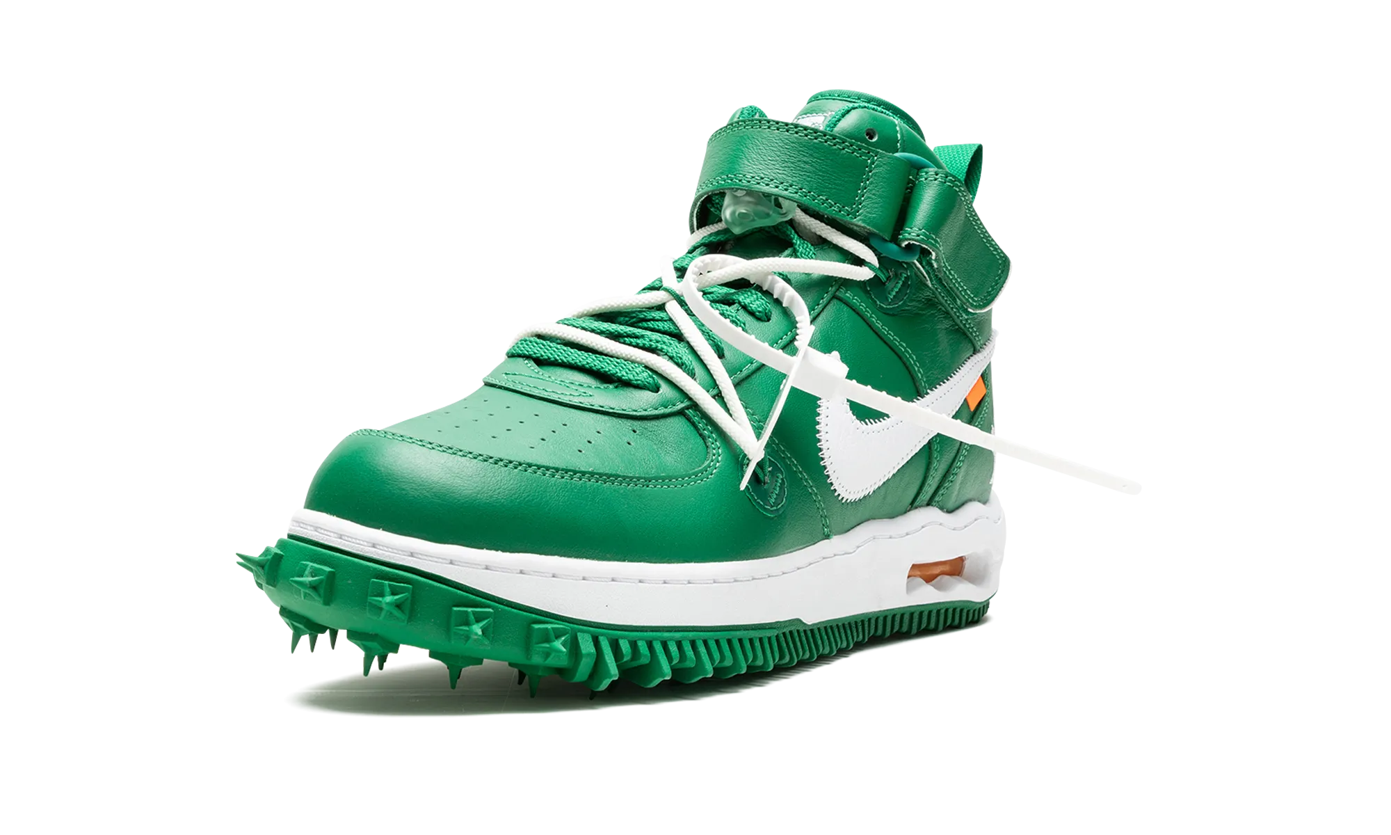 Rebound Boost Technology Classic Activity Air Force 1 Mid "Off-White - Pine Green"