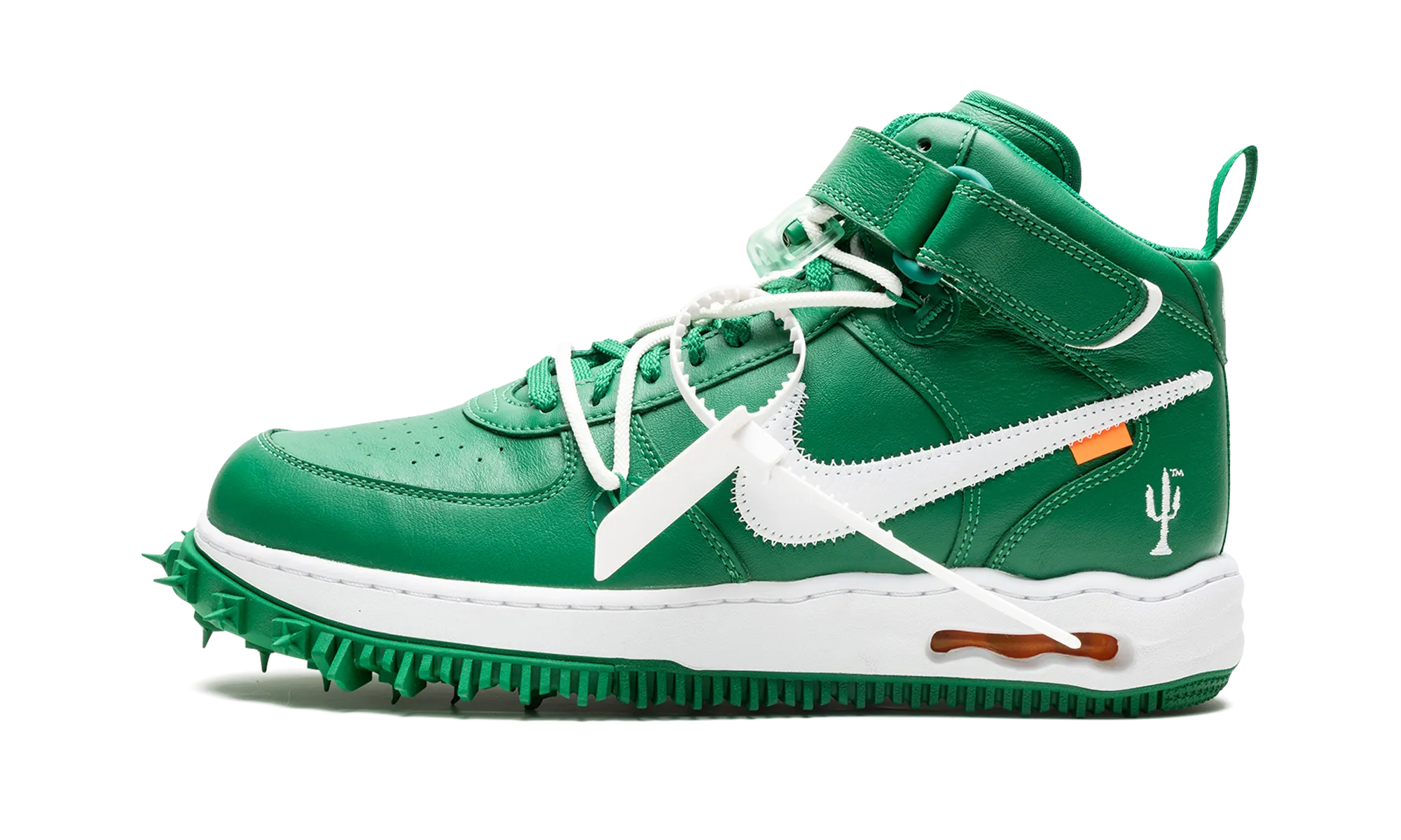 Refined fit Air Force 1 Mid "Off-White - Pine Green"