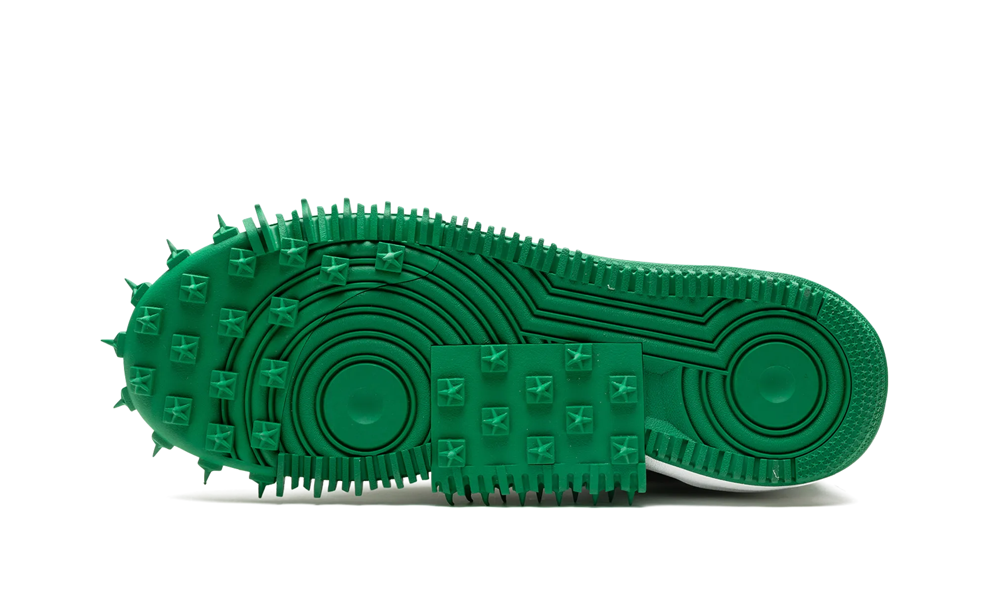 Air Force 1 Mid "Off-White - Pine Green" Abrasion Resistant Sole