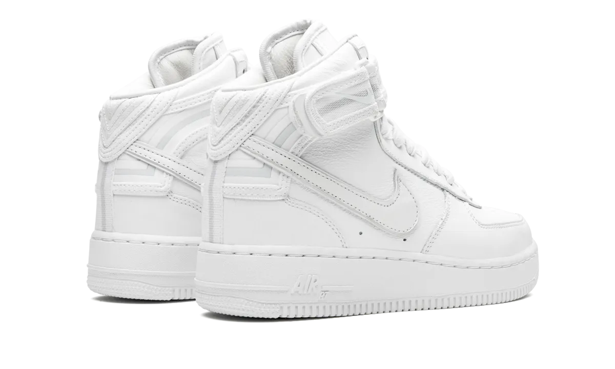 Abrasion Resistant Construction Memory Foam Insole Layer Air Force 1 Mid SP/Tisci "Riccardo Tisci - Triple White"