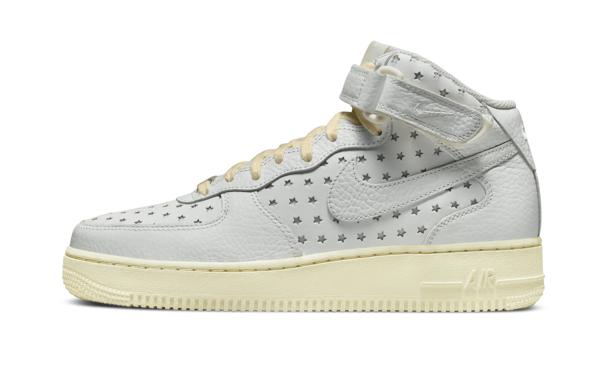 Odor Control Fabric AIR FORCE 1 MID WMNS "CUT OUT STARS"