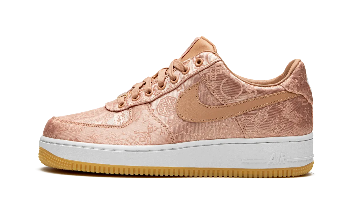 Step By Step Air Force 1 PRM "CLOT - Rose Gold Silk"