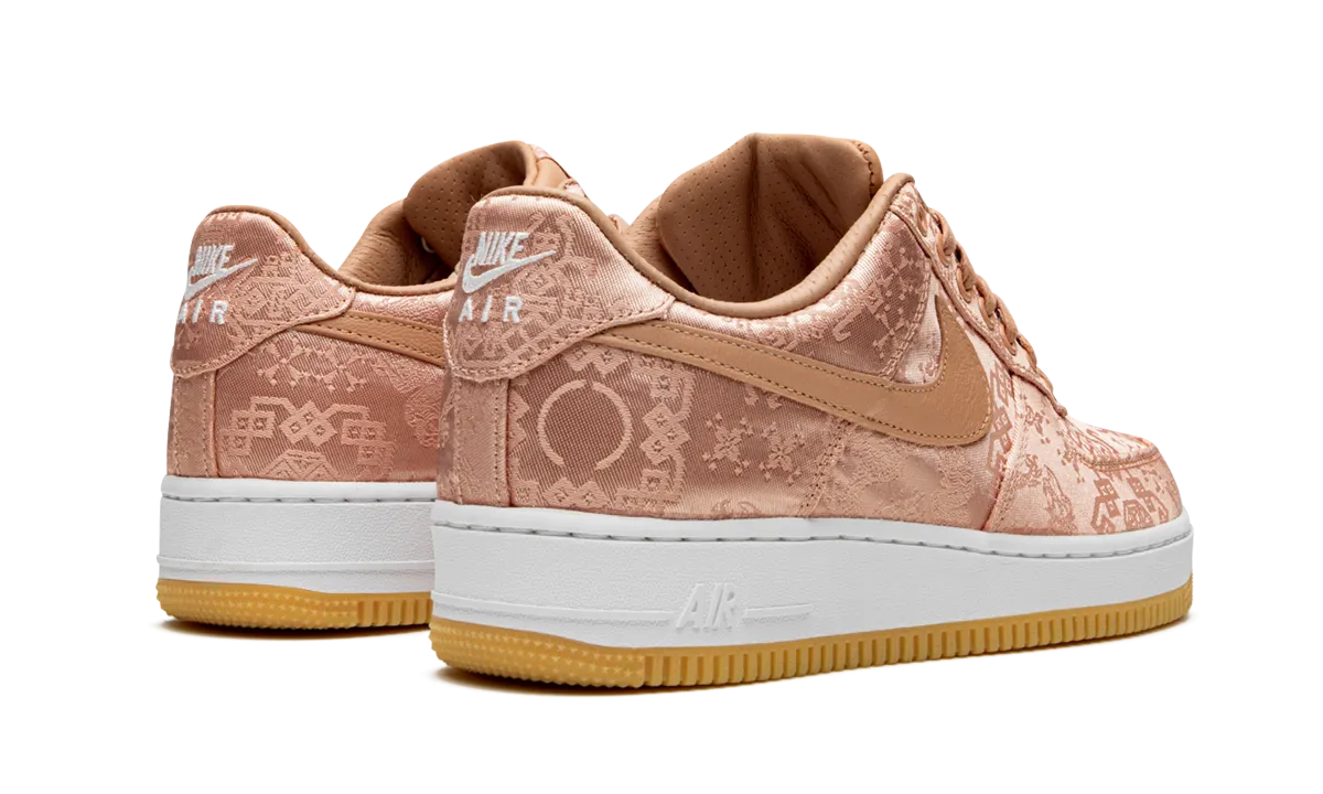 Comfortable Padding Air Force 1 PRM "CLOT - Rose Gold Silk"