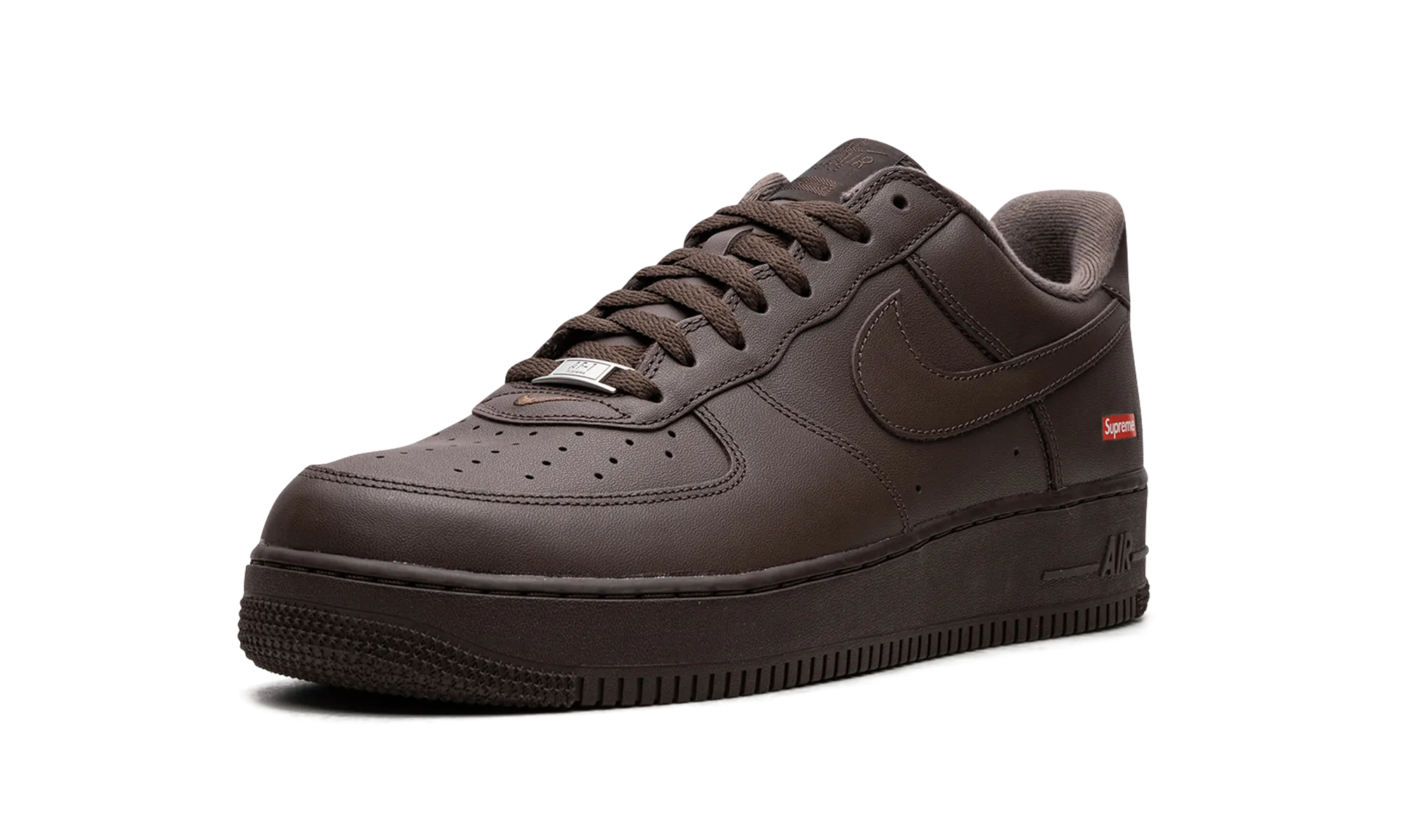 Stretch Fabric Air Force 1 "Supreme - Mini Box Logo Brown"