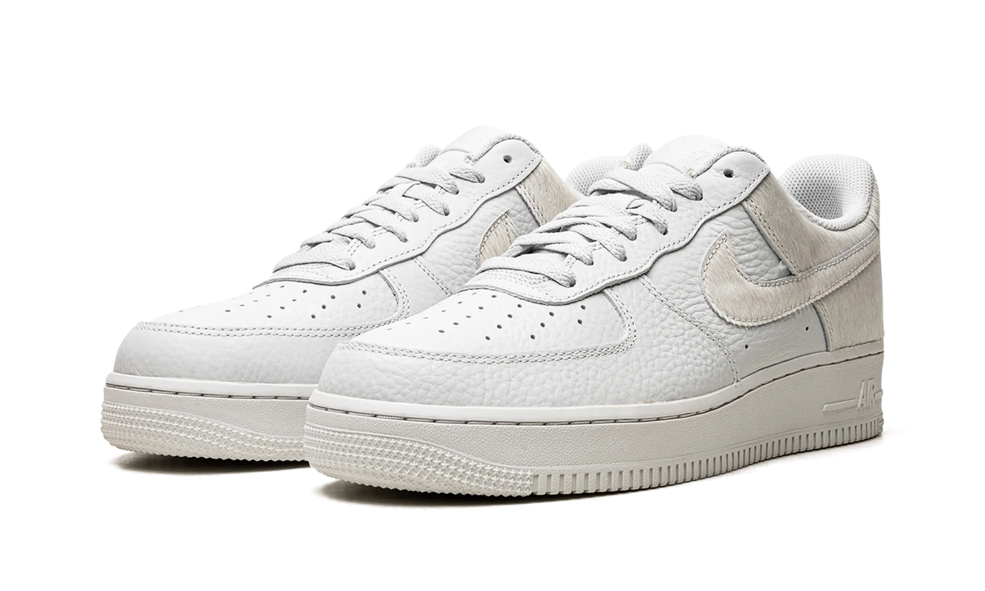 AIr Force 1 "White Pony Hair Heel" Casual Sporty Shock Absorption Technology