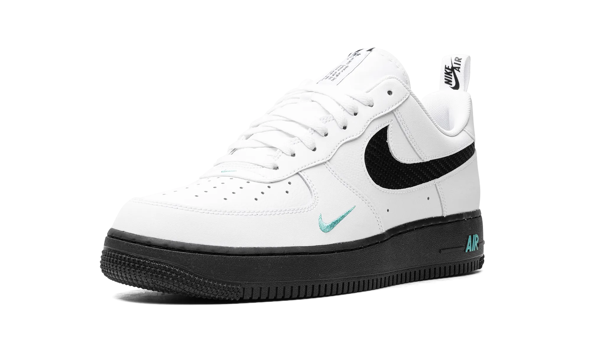 High Traction Design Air Force 1 "White/Black Teal"