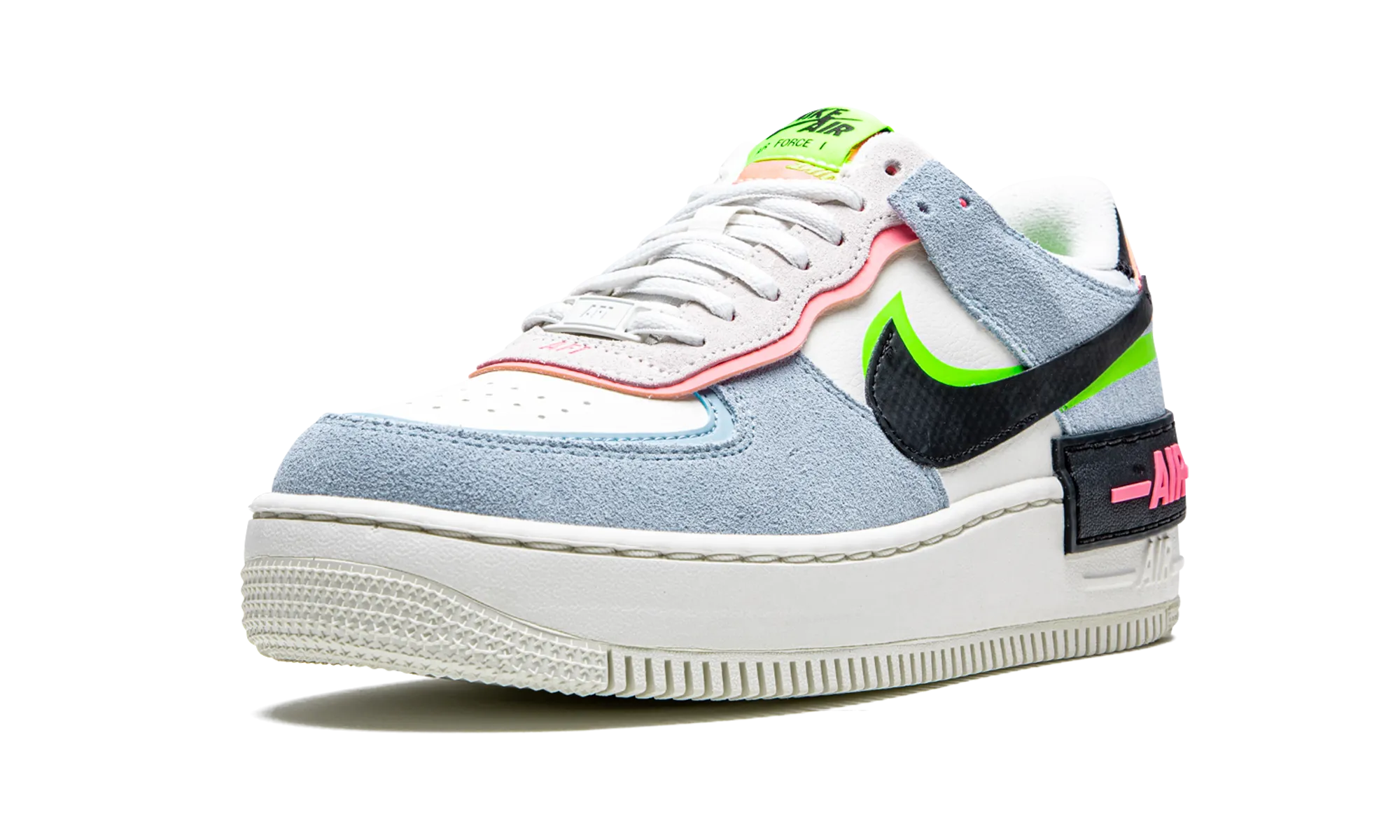 Bounce Back Cushion Multi-functional breathability AIR FORCE 1 SHADO MNS WMNS "Sunset Pulse"