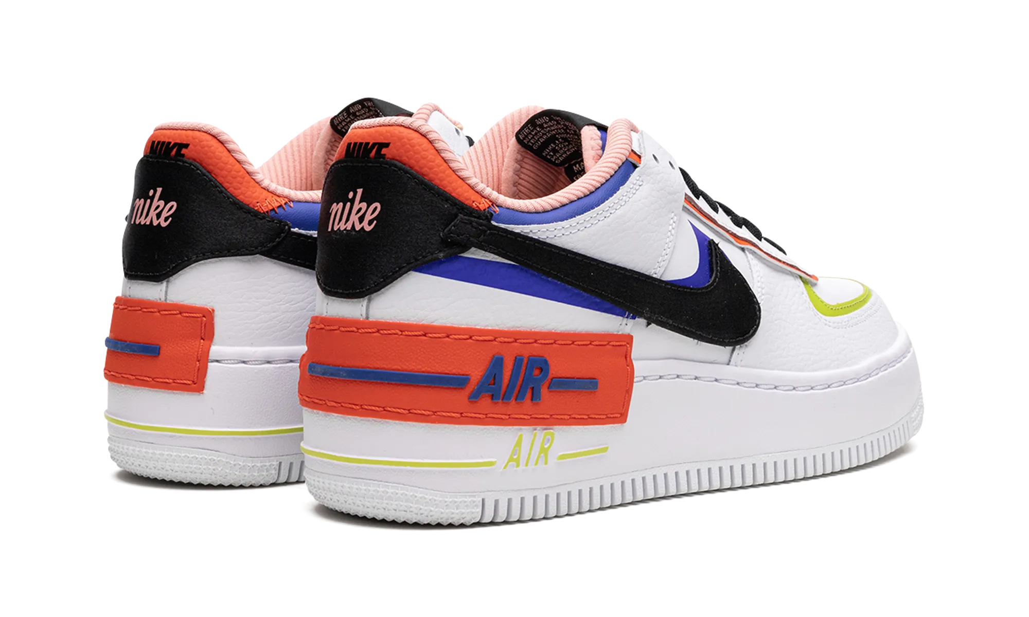 AIR FORCE 1 SHADO MNS WMNS "White Multi" Reliable Traction City Run