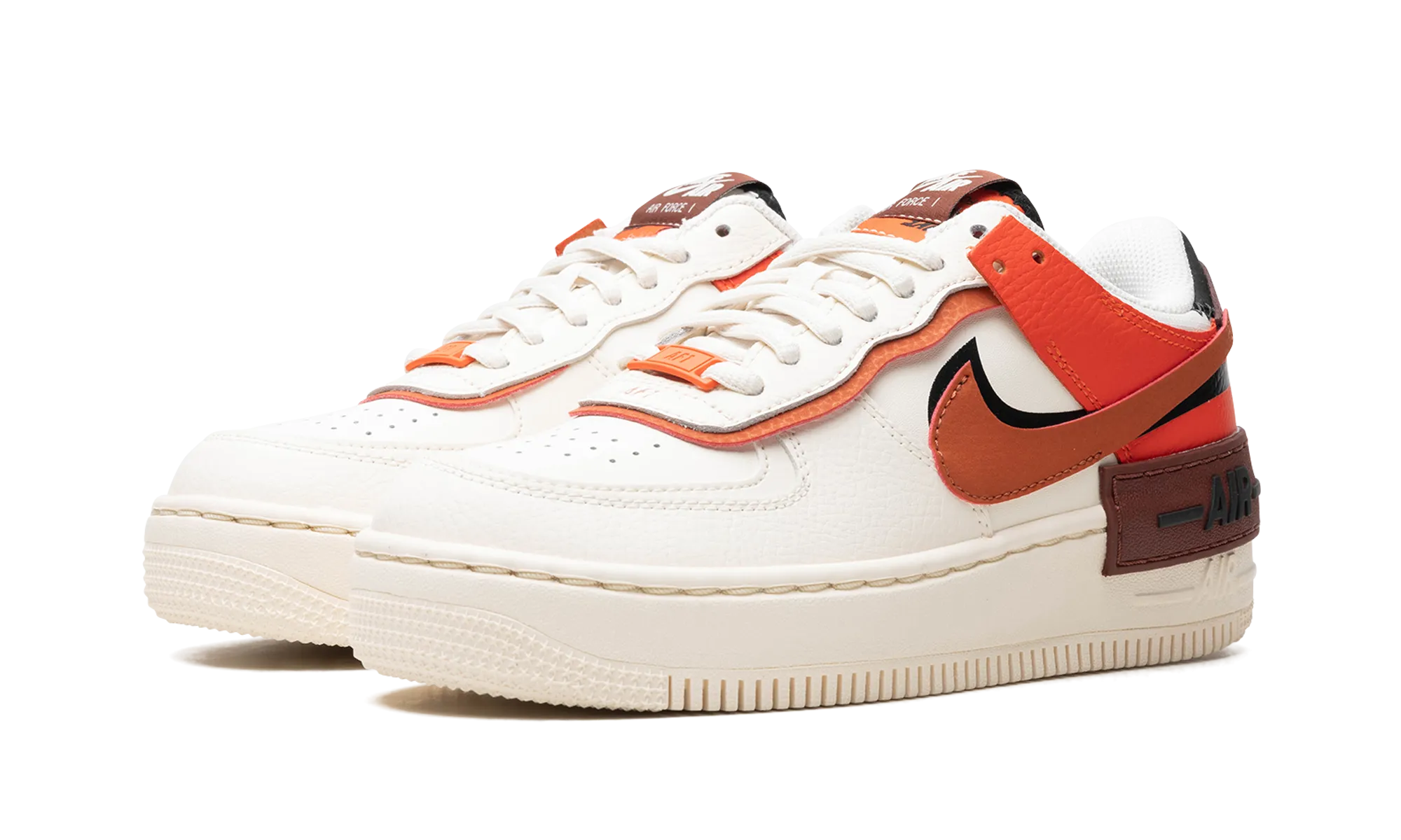 Low Top Style Woven Texture AIR FORCE 1 SHADO WMNS "Pale Ivory"