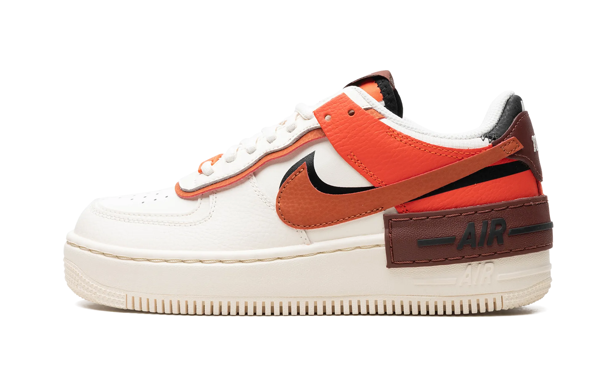 AIR FORCE 1 SHADO WMNS "Pale Ivory" Walking Friendly Light Fabric
