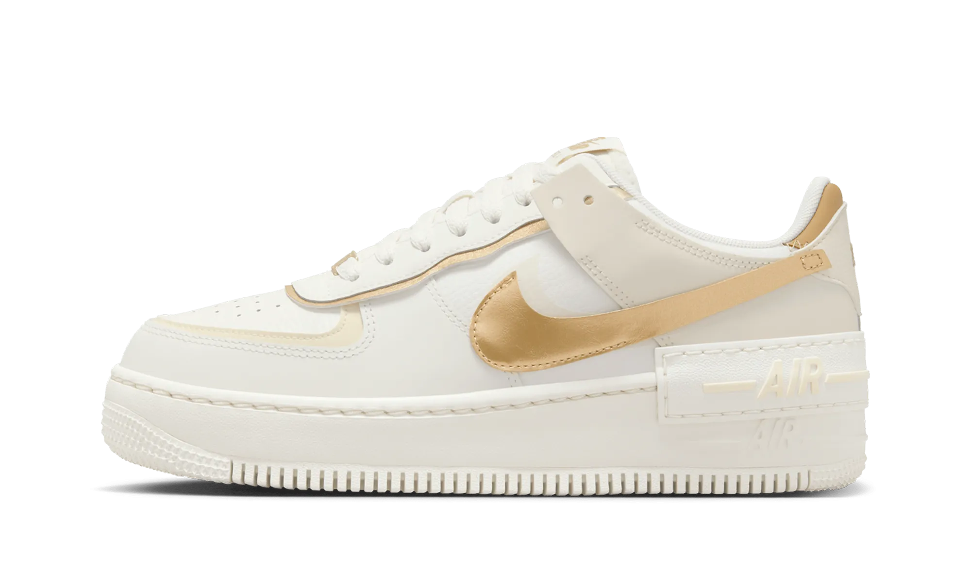 Air Force 1 Shadow WMNS "Sail Coconut" ScratchResistantSurface Cushioning Pods