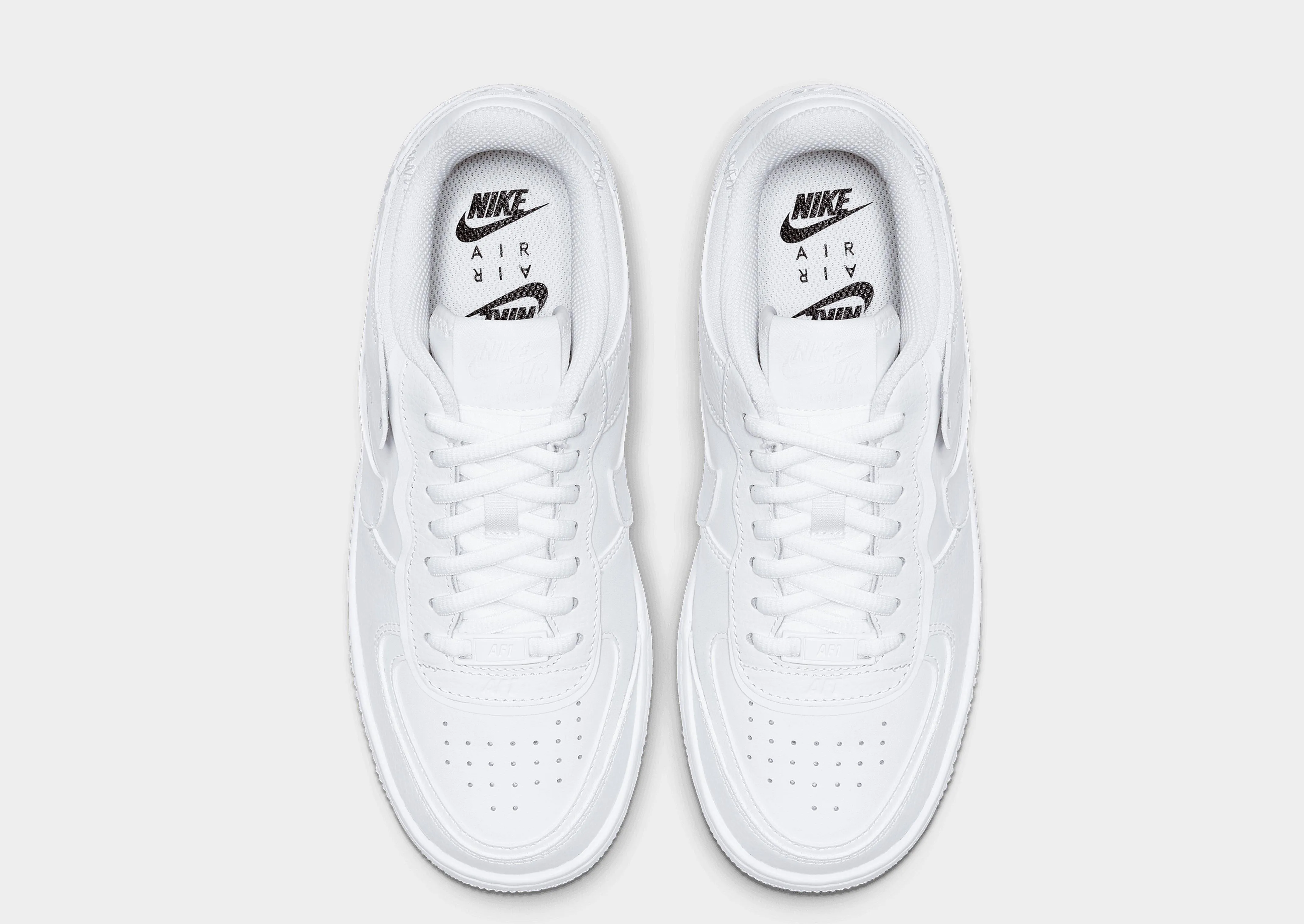 Air Force 1 Shadow Women's zipper Sneakers Leather Upper