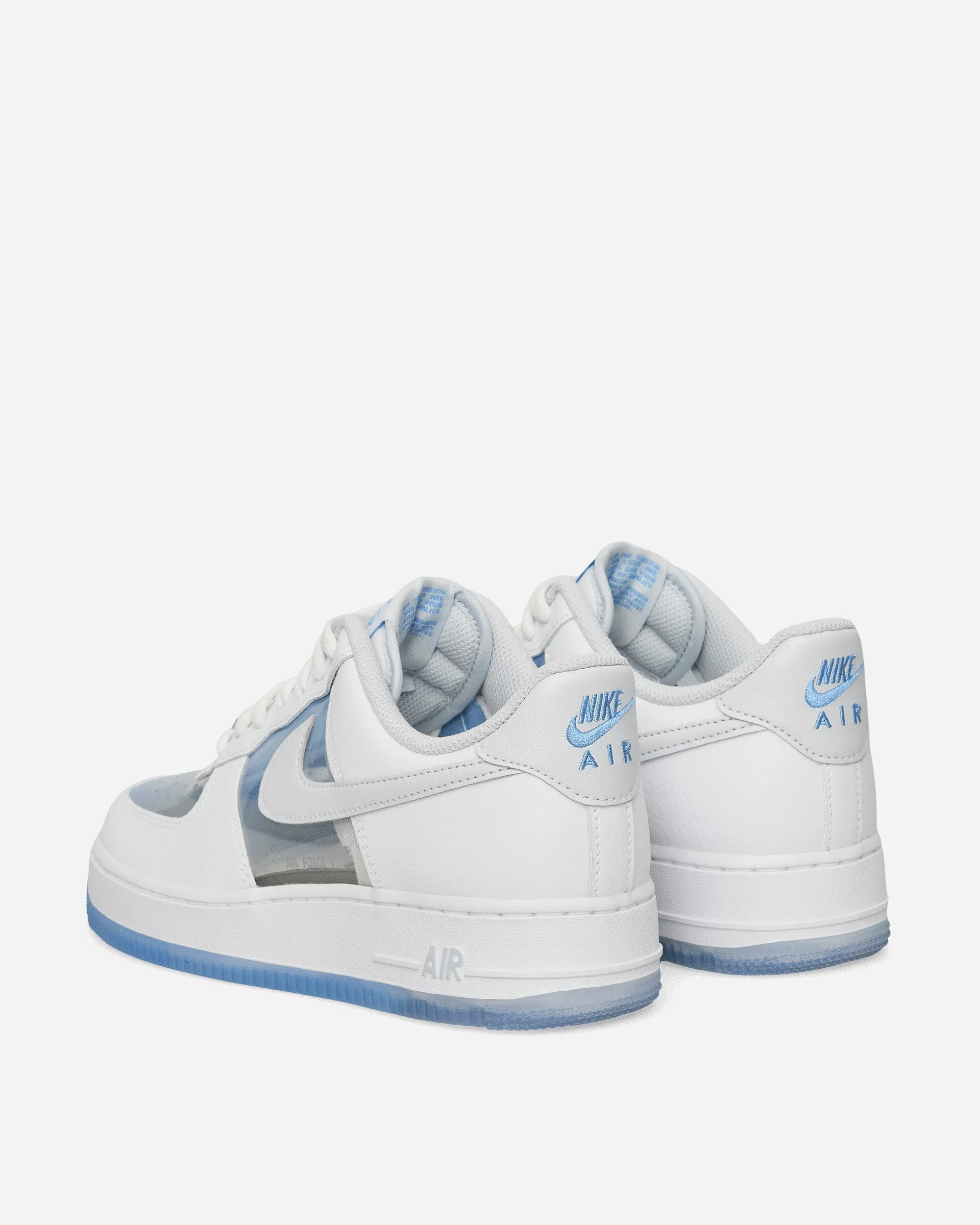 Breathability Enhanced Sneaker Innovation Air Force 1 Sneakers White / University Blue