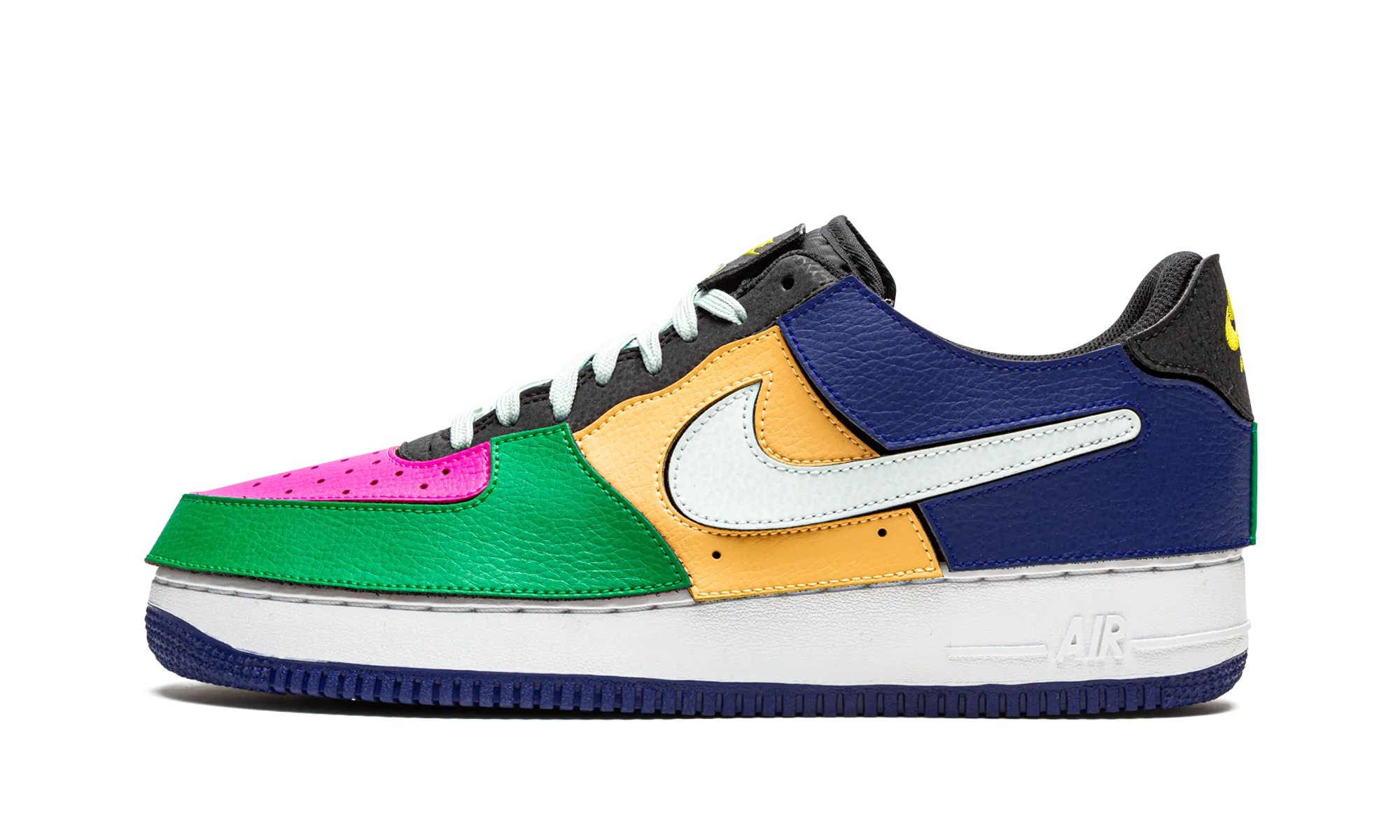 Air Force 1/1 "Black Multi Color" Flexible Tread