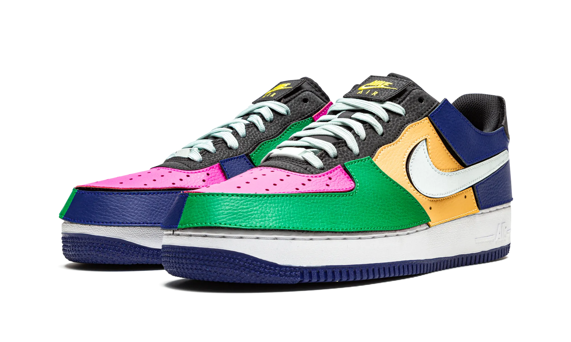 Air Force 1/1 "Black Multi Color" Elastic Sides