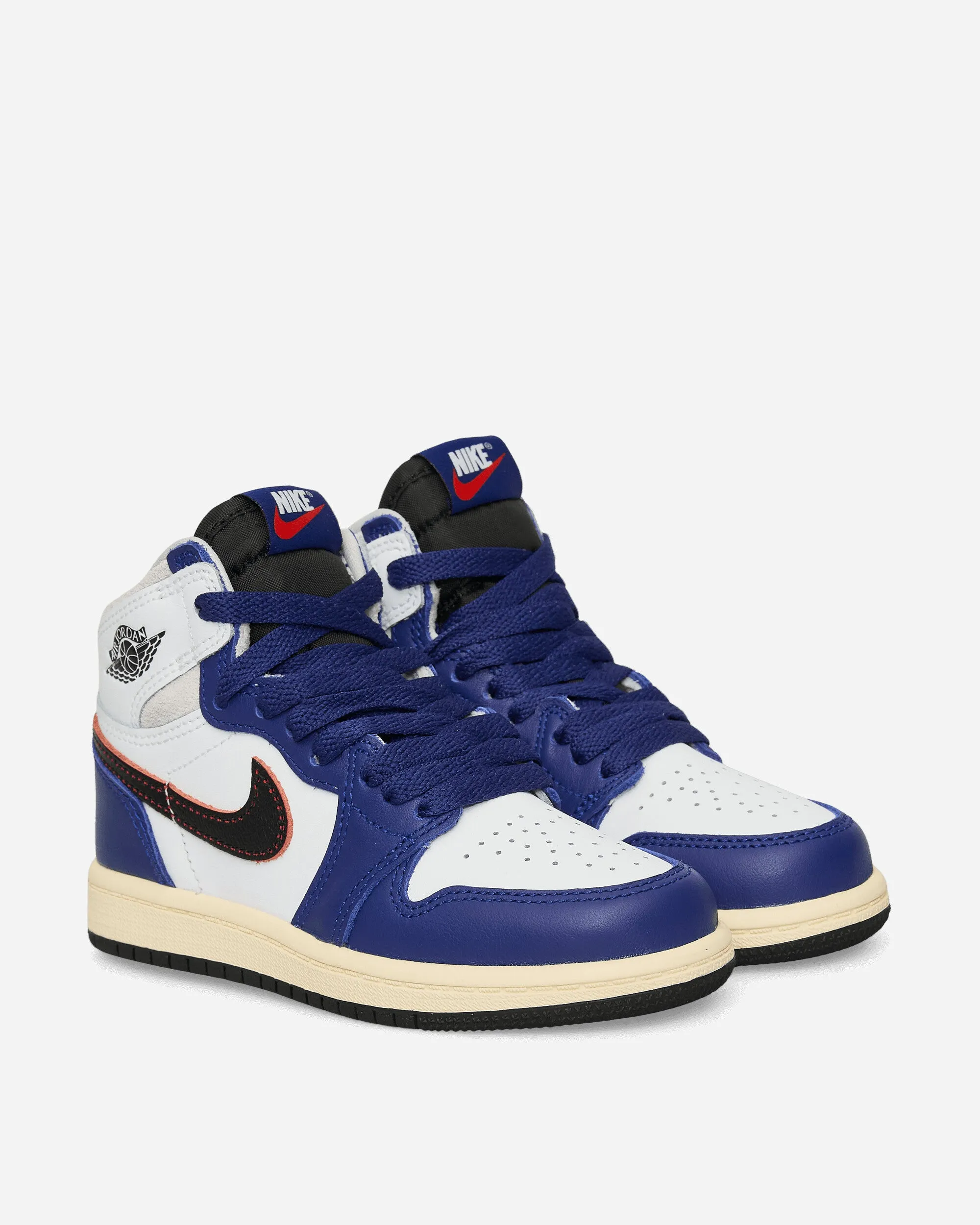 TPU Outsole Ultimate Ease Air Jordan 1 High OG 'Rare Air' (PS) Sneakers White / Deep Royal Blue