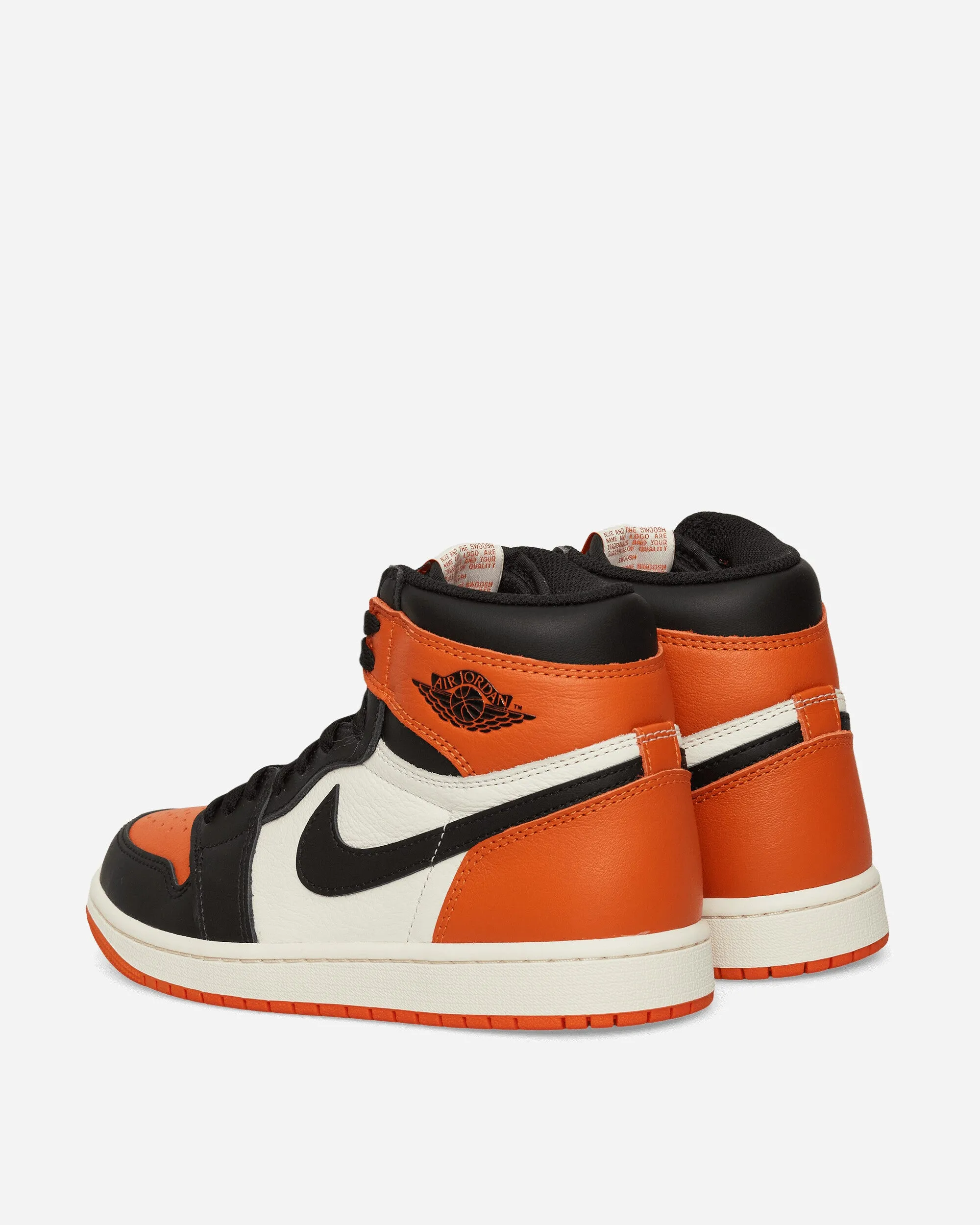 Air Jordan 1 High OG Sneakers Shattered Backboard Urban Style Foam Lining