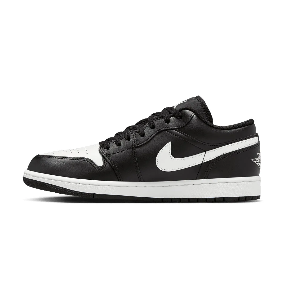 rubber Air Jordan 1 Low 'Black White'