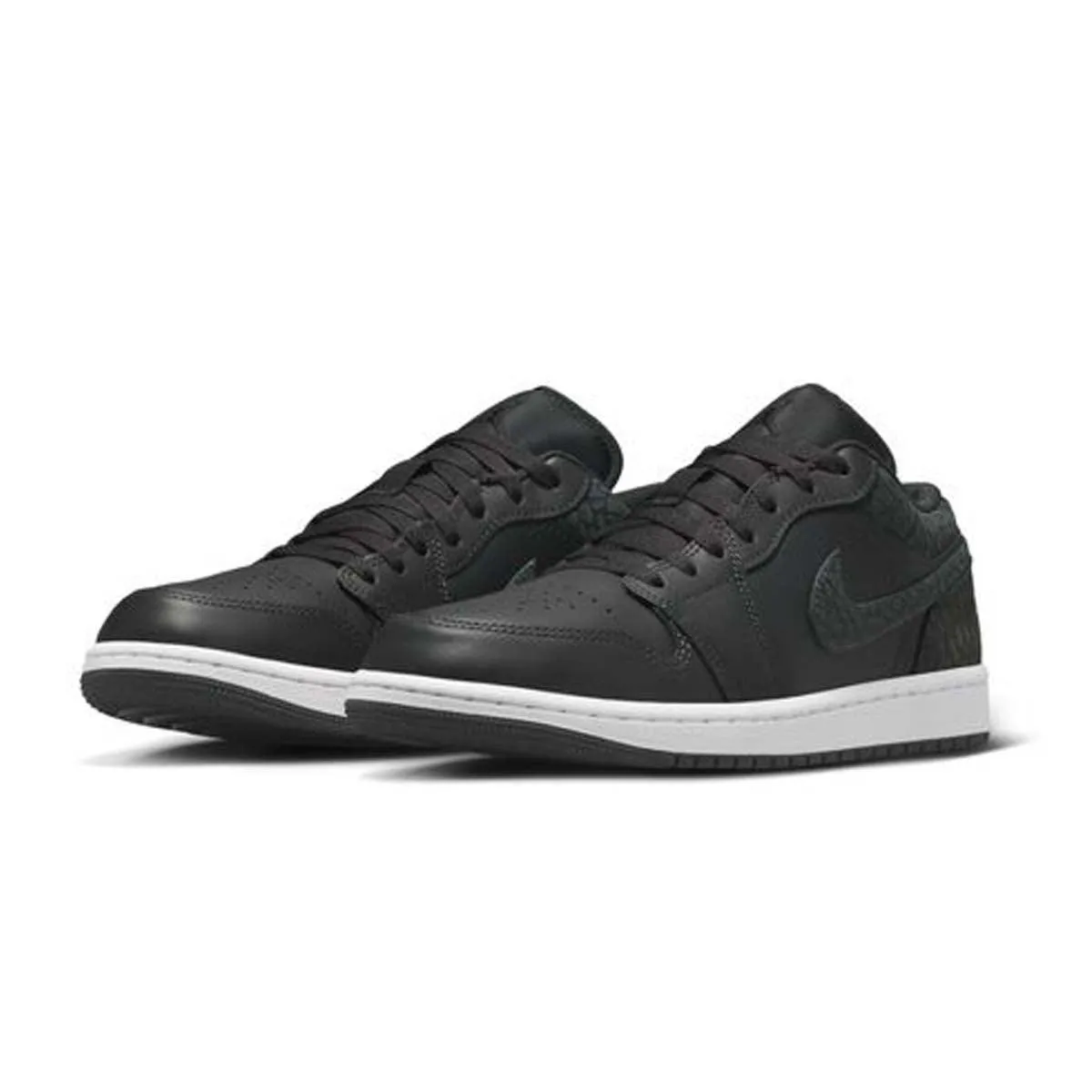 Easy Slip-On Air Jordan 1 Low SE 'Black Elephant'