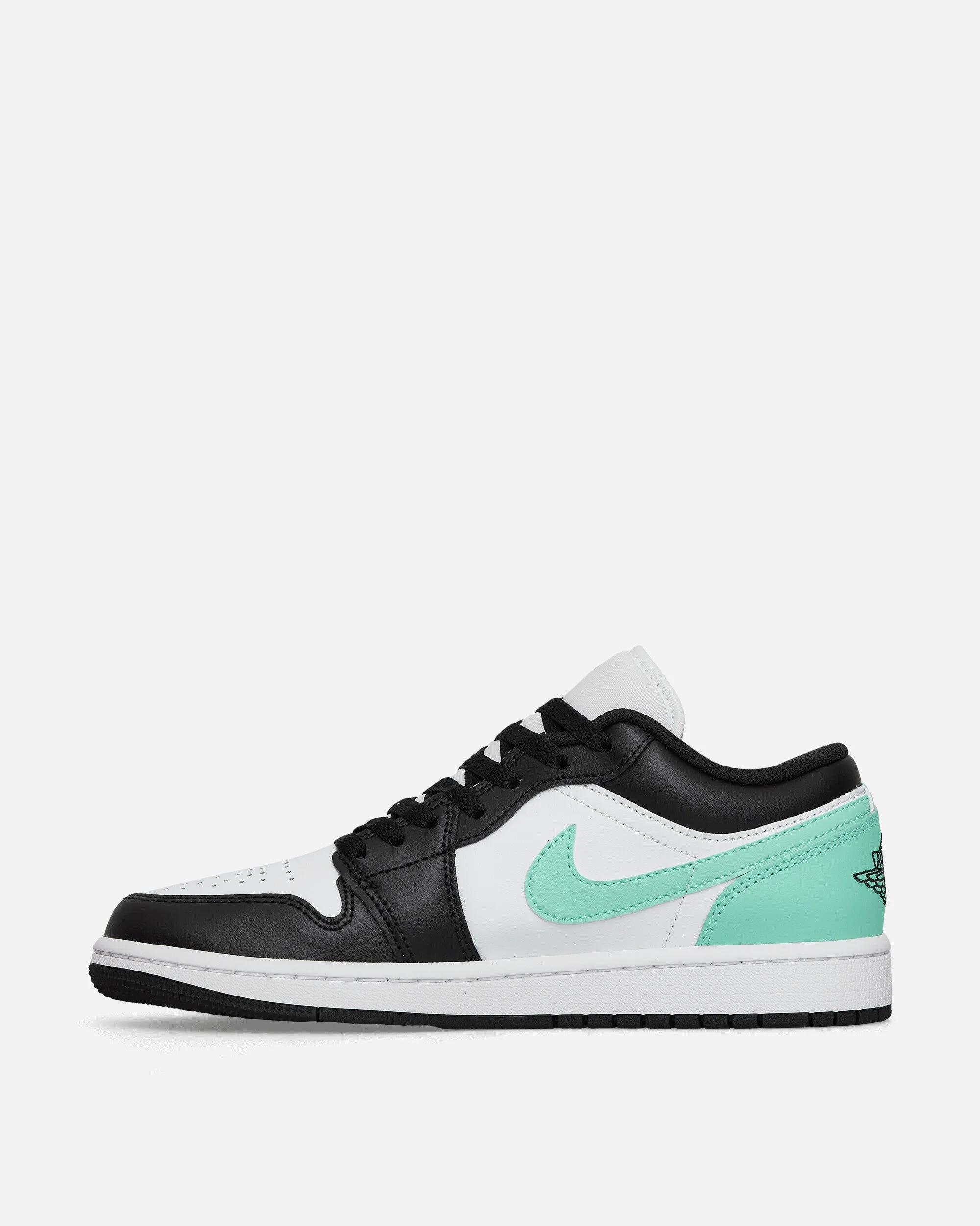 Rigidity Control CushionedMidsole Air Jordan 1 Low Sneakers White / Black / Green Glow