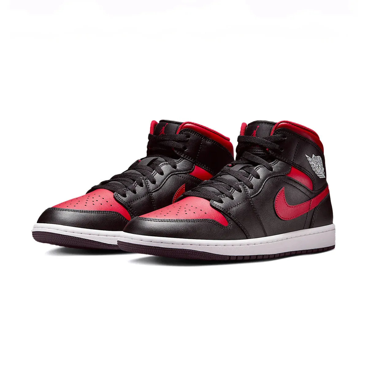 Air Jordan 1 Mid 'Bred' Cool in summer