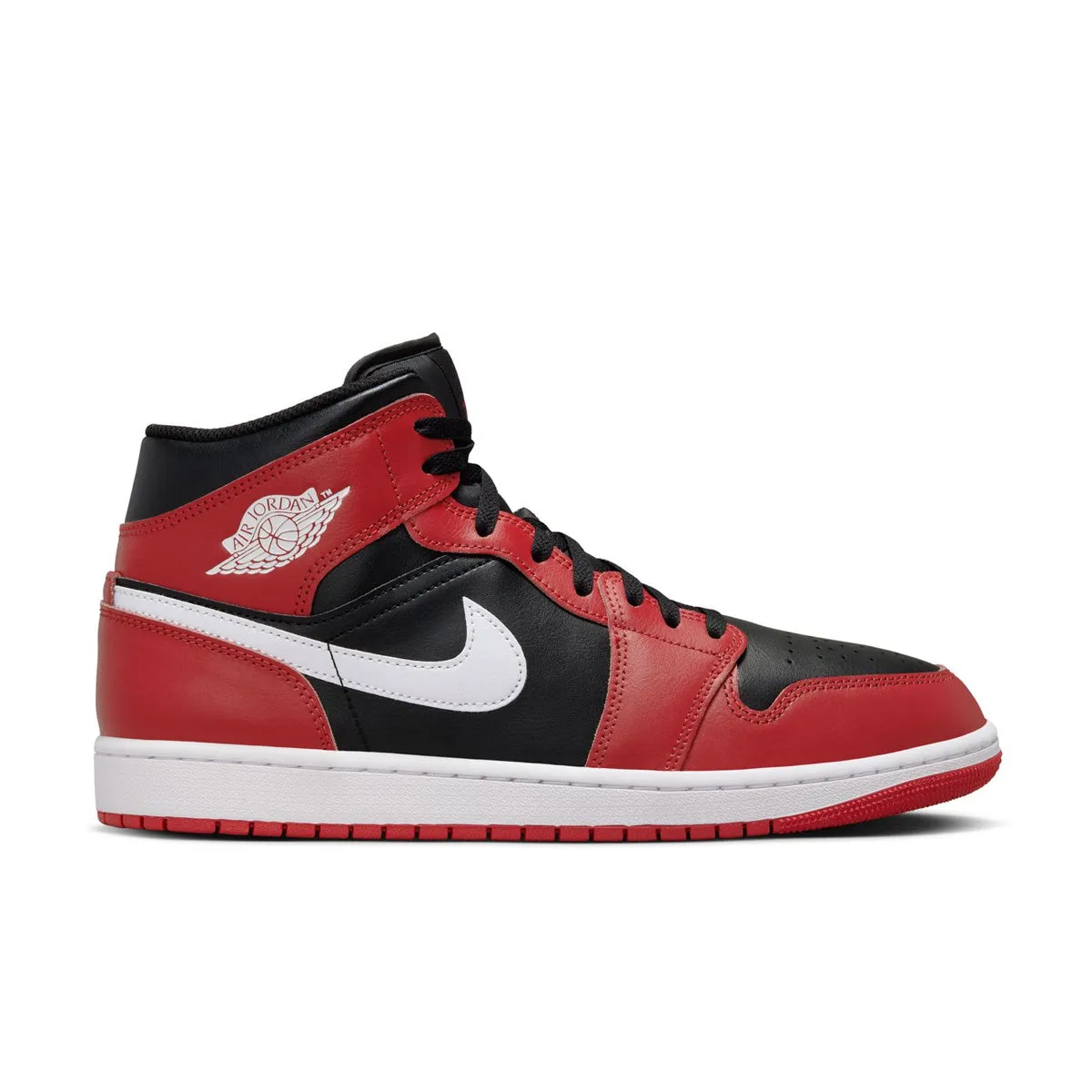 Air Jordan 1 Mid 'Gym Red Black Toe' Shock-absorbing least dancing