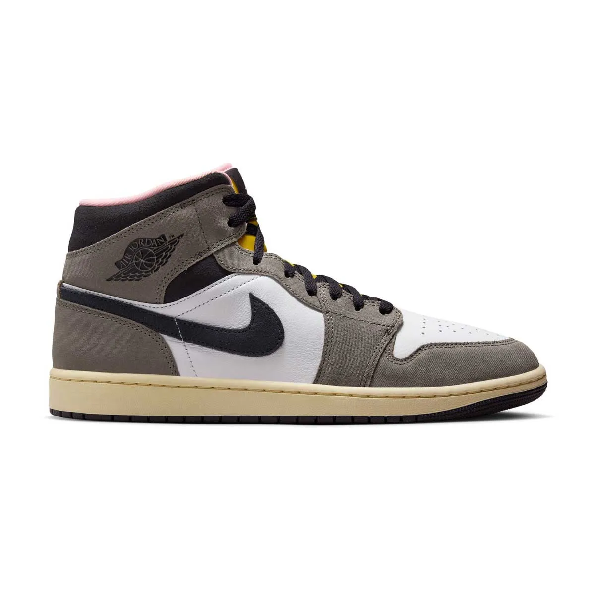slip-resistant Air Jordan 1 Mid SE 'Cave Stone'
